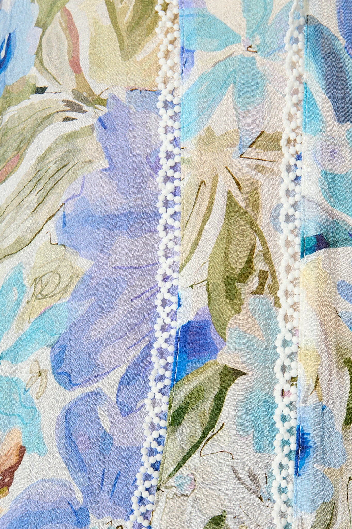 Meadow Mist Shirt in Blue Floral - Image 6