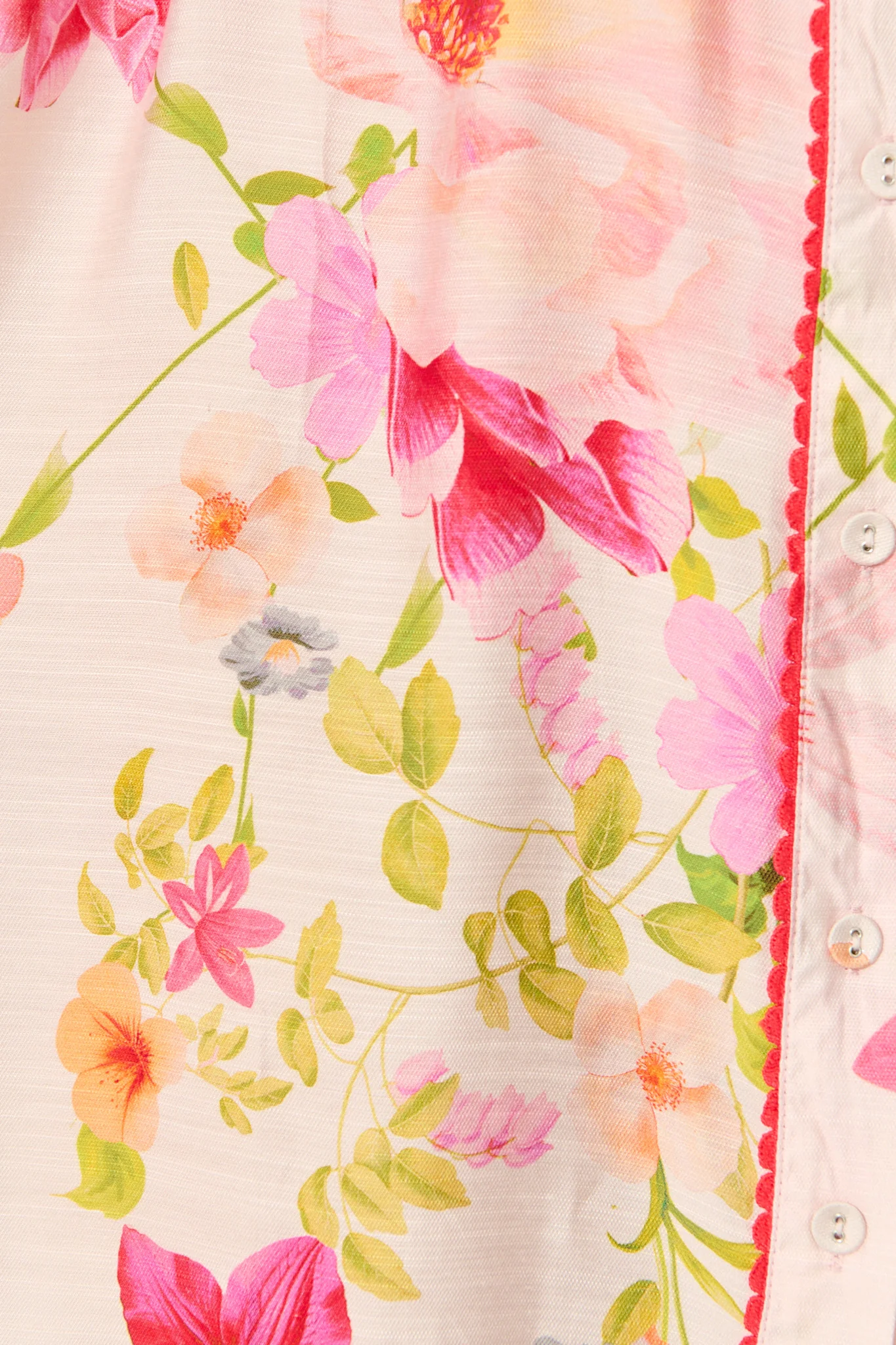Miela Shirt Dress in Light Blush Floral - Image 12