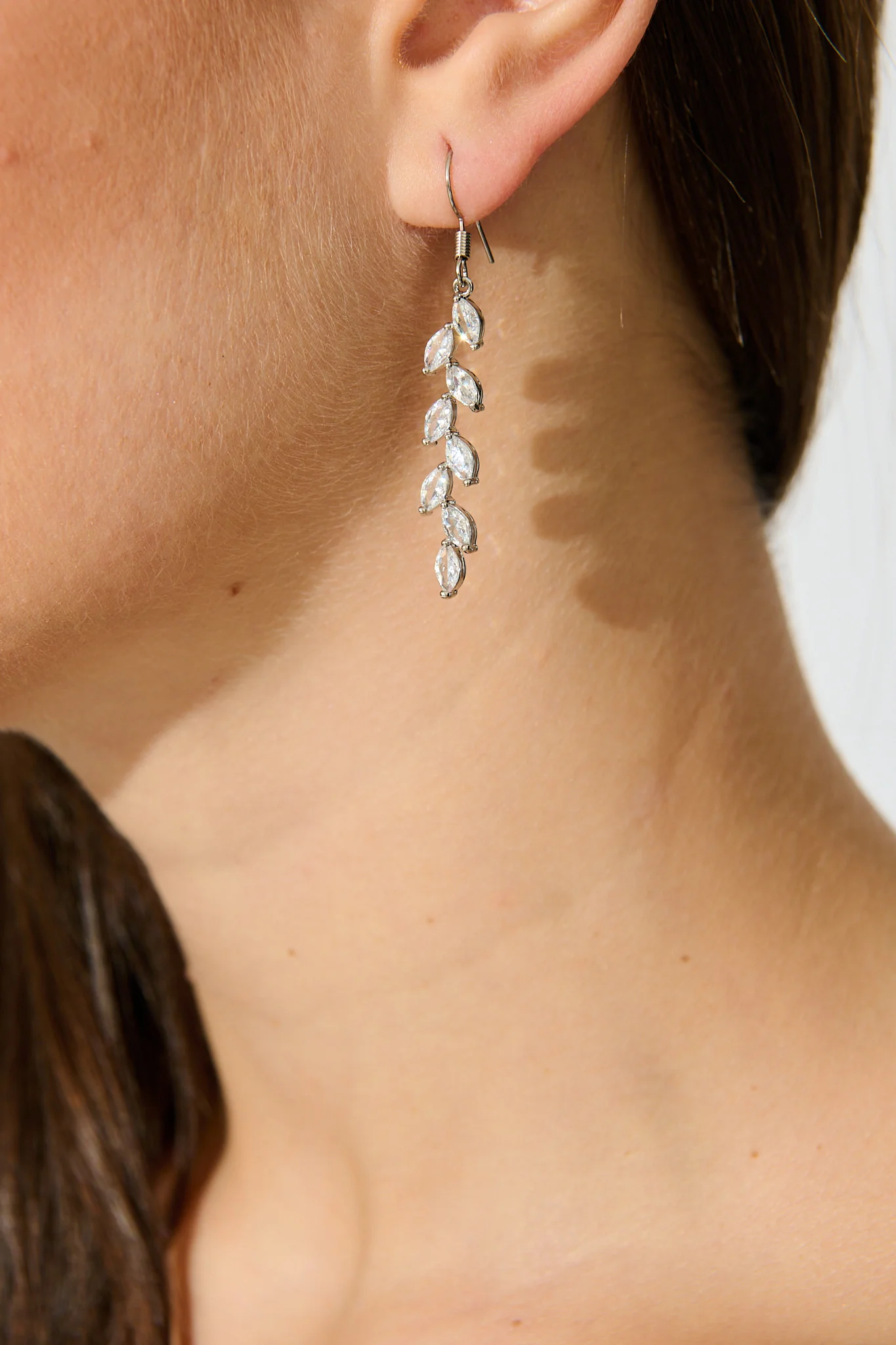 Mikayla Earrings in Silver - Image 2