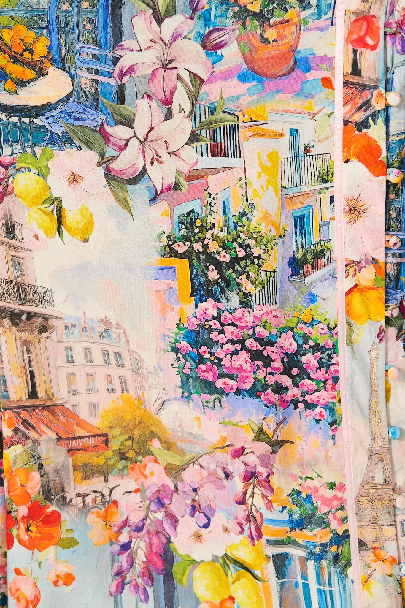 Milliana Midi Dress in Mediterranean Floral Print - Image 6