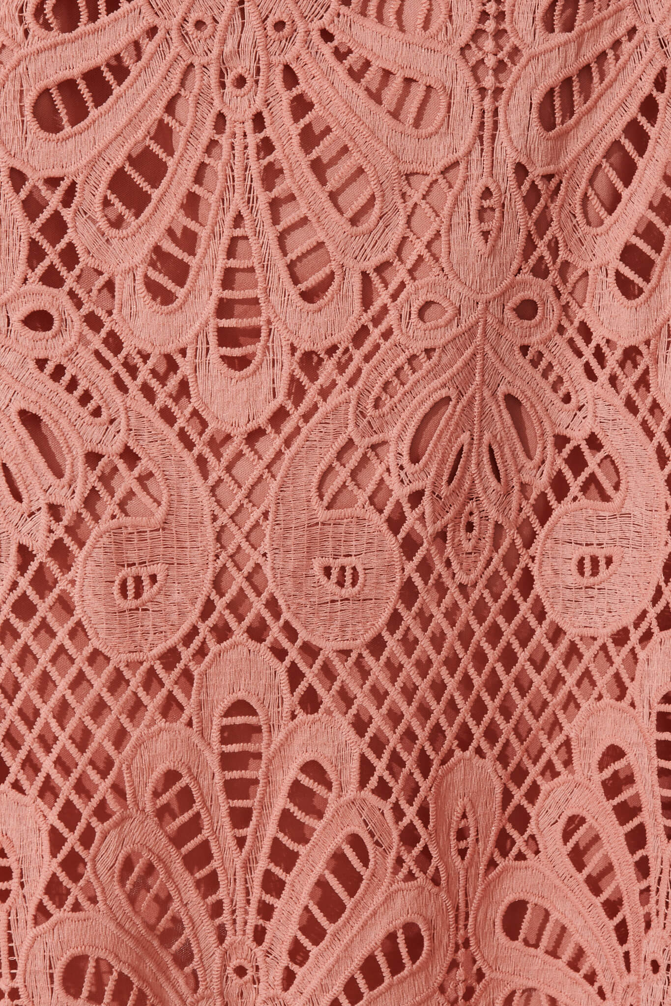 Millie Lace Maxi Dress In Dusty Rose - Image 6