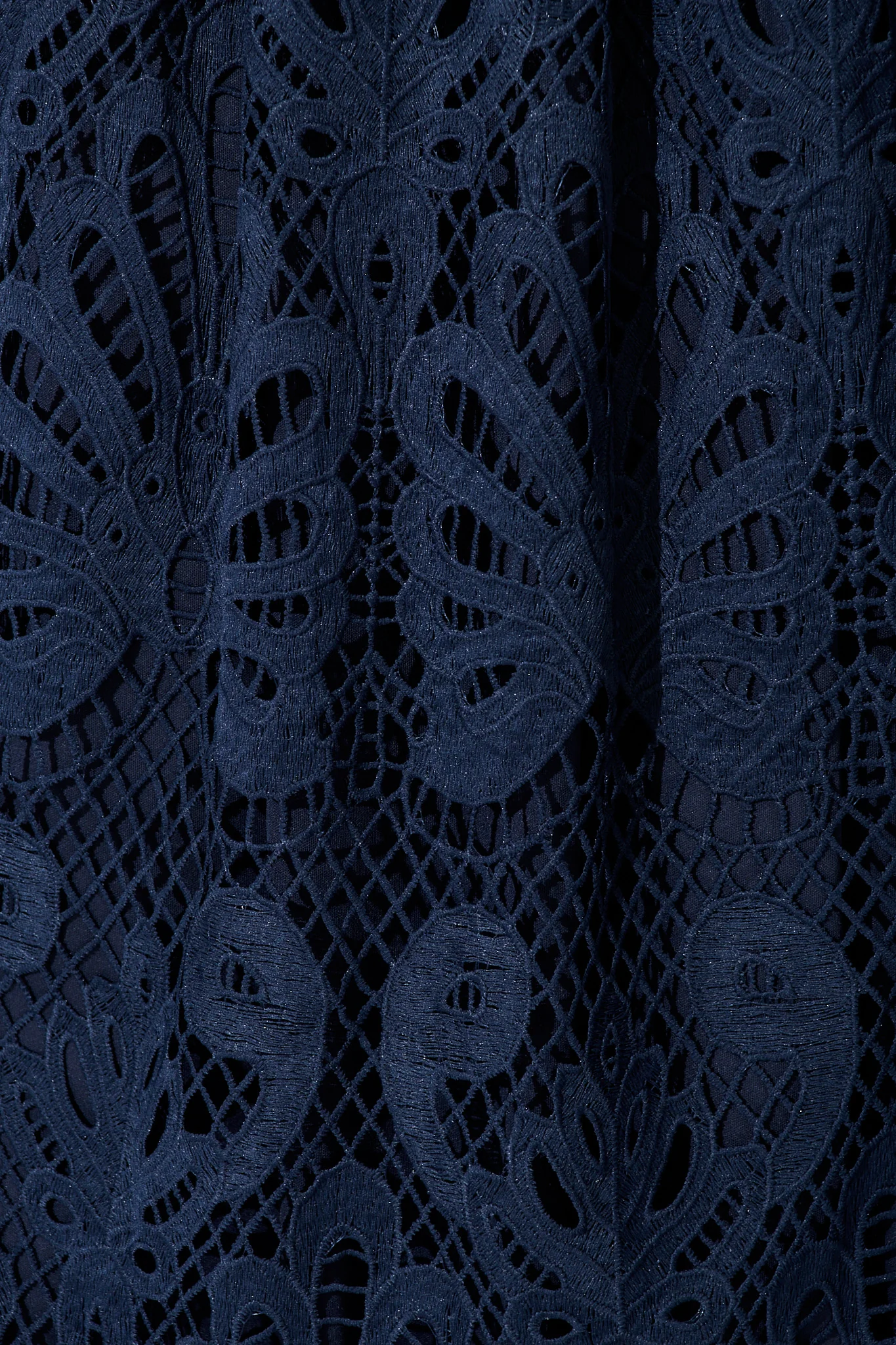 Millie Lace Maxi Dress In Navy - Image 9