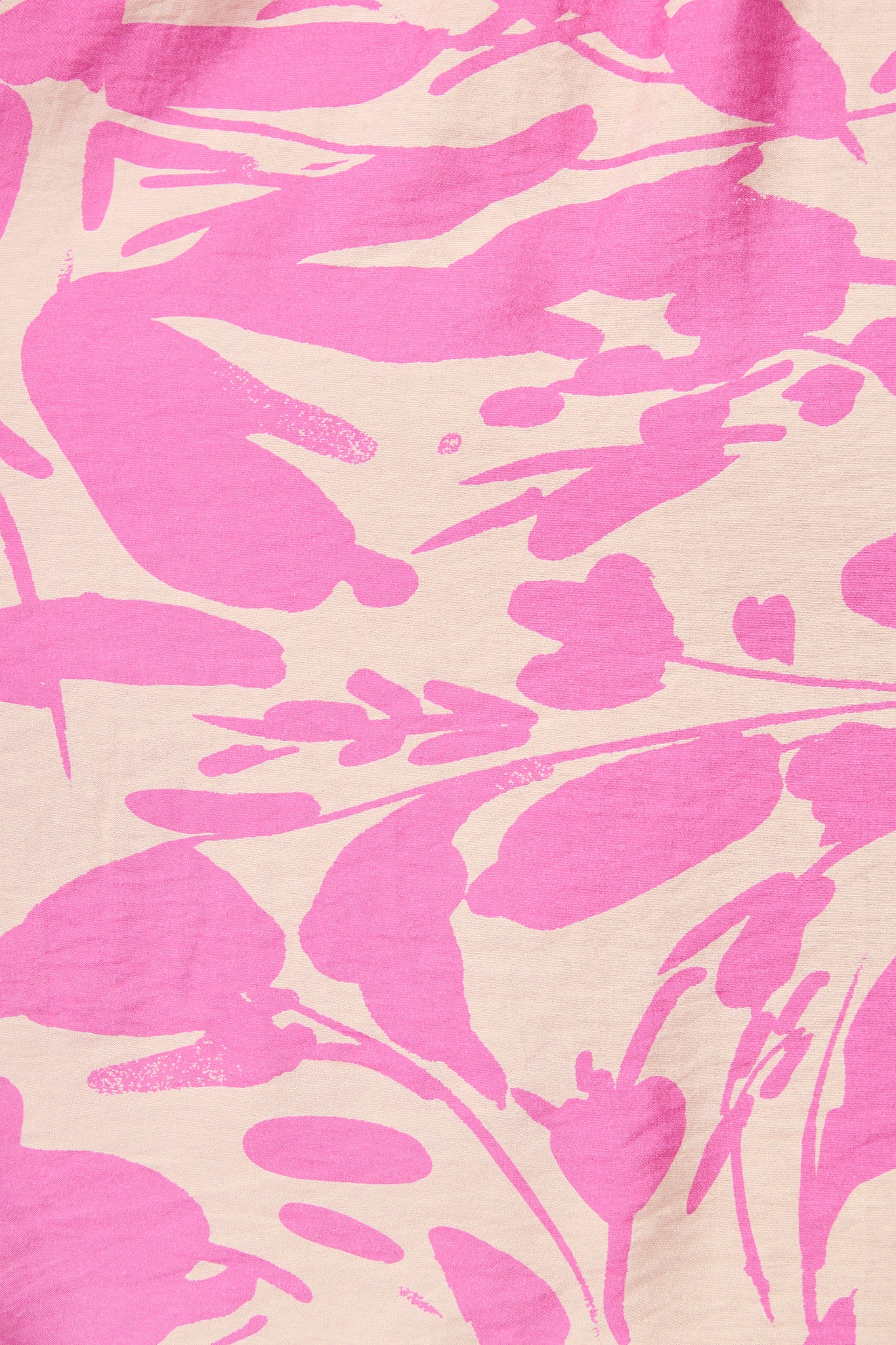 Mina Smock Dress in Cream and Pink Print - Image 6