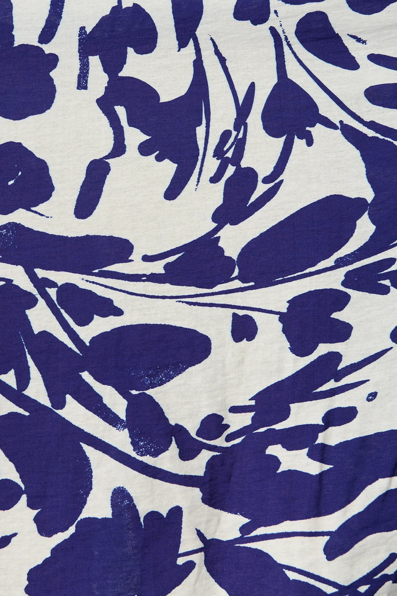 Mina Smock Dress in White and Navy Print - Image 10