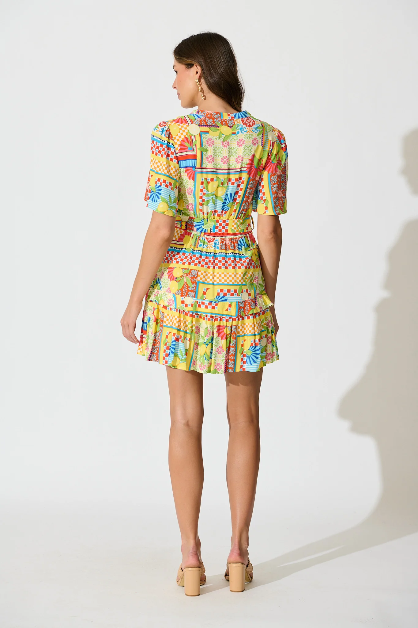 Moka Dress in Multi Lemon Print - Image 4
