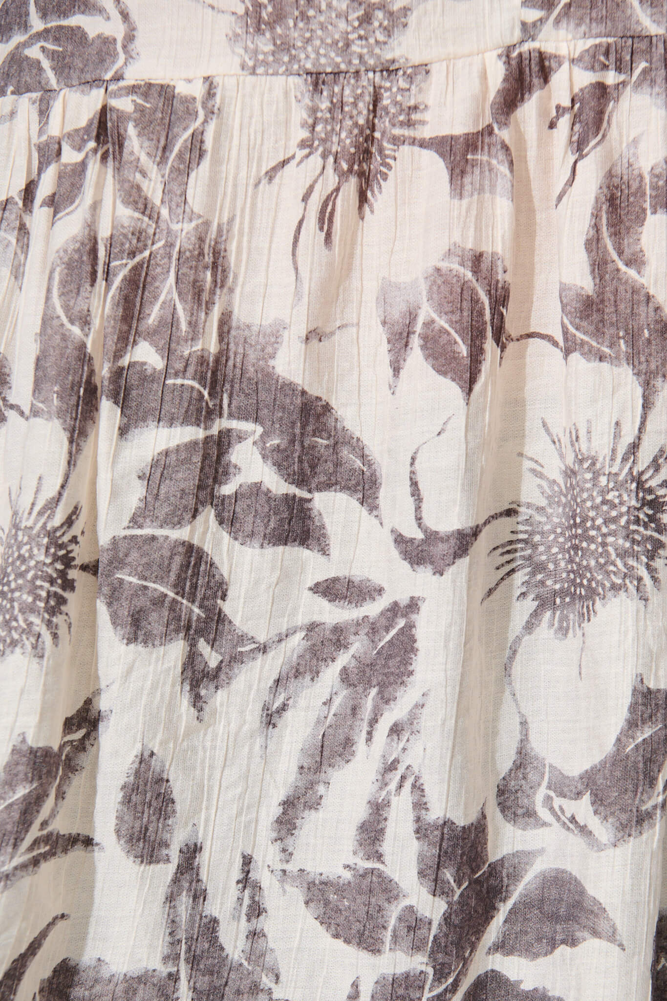 Nalini Top in White with Black Flower - Image 6