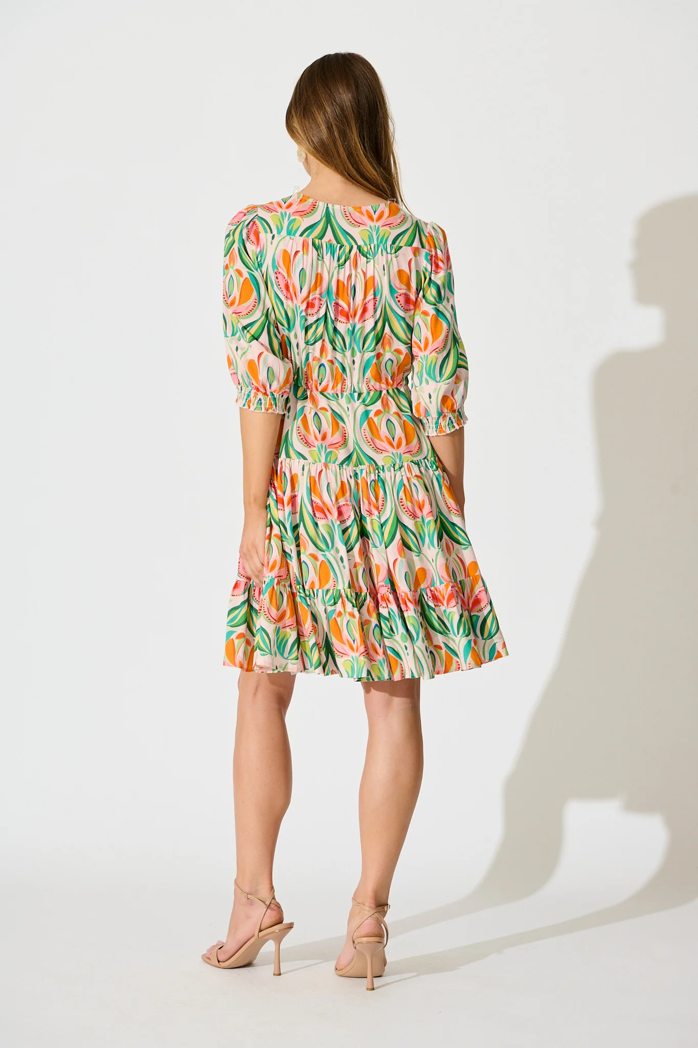 Navianna Dress in Multi Print - Image 4