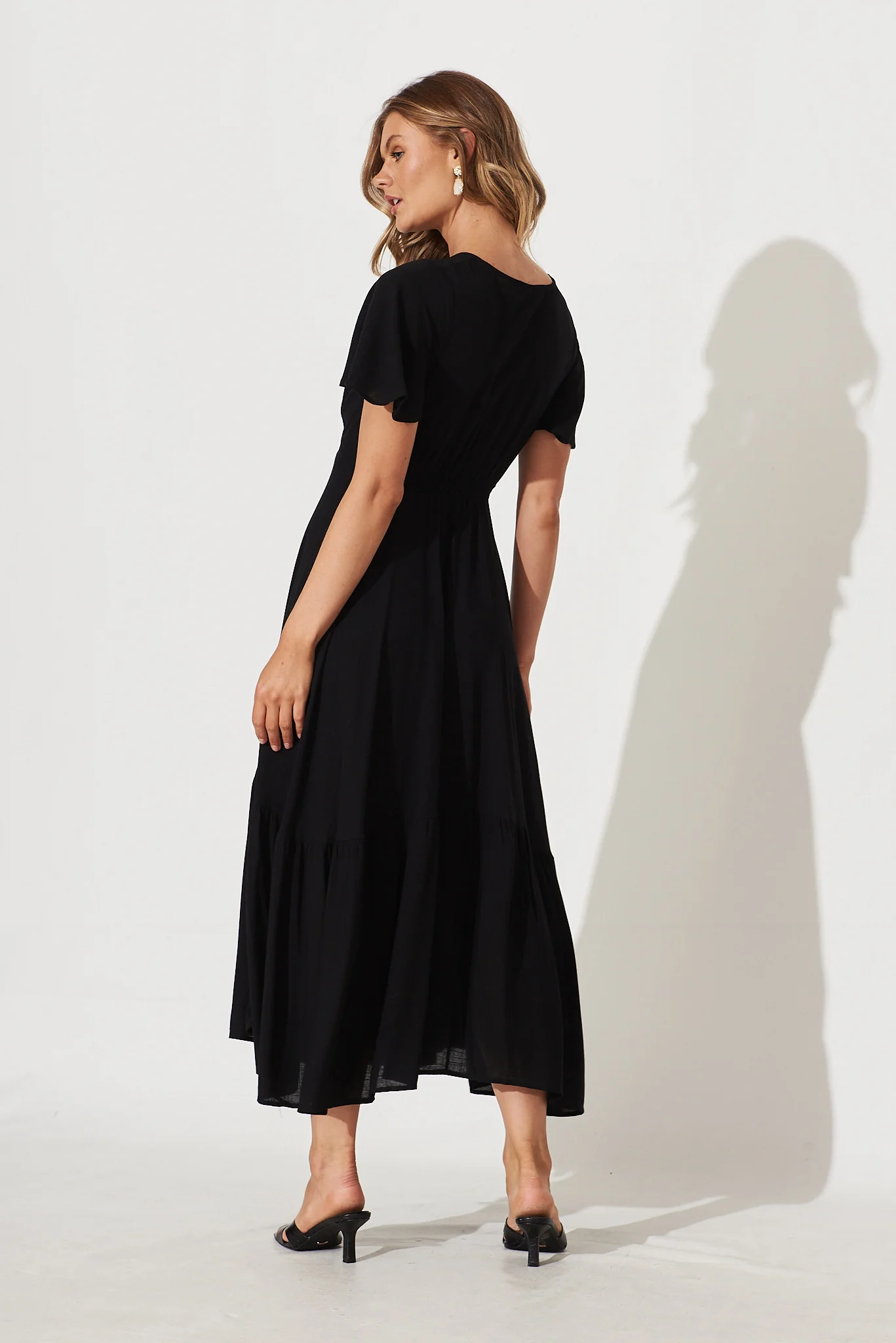 Nevada Maxi Dress In Black - Image 4