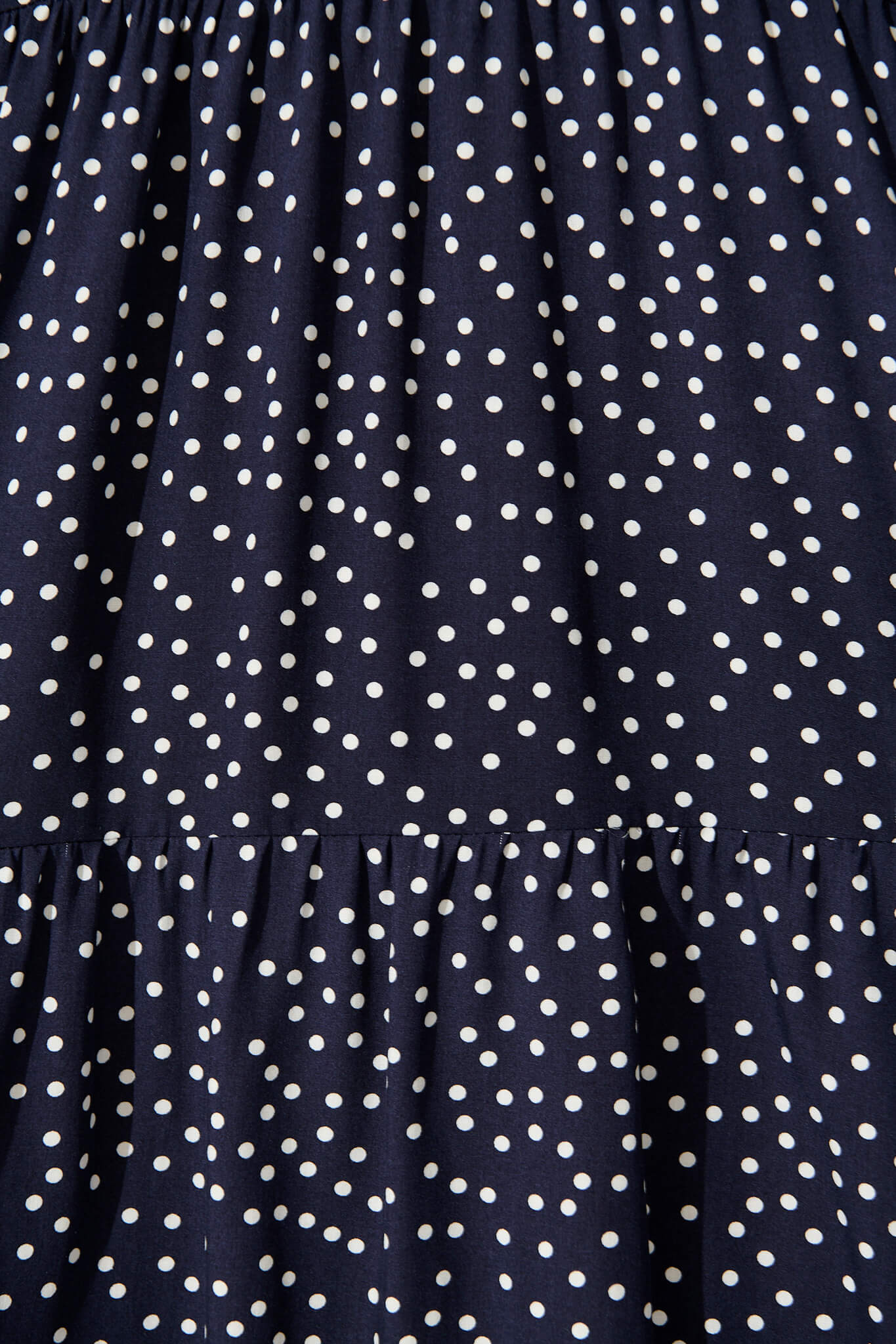 Neveen Smock Dress in Navy with White Spots - Image 6