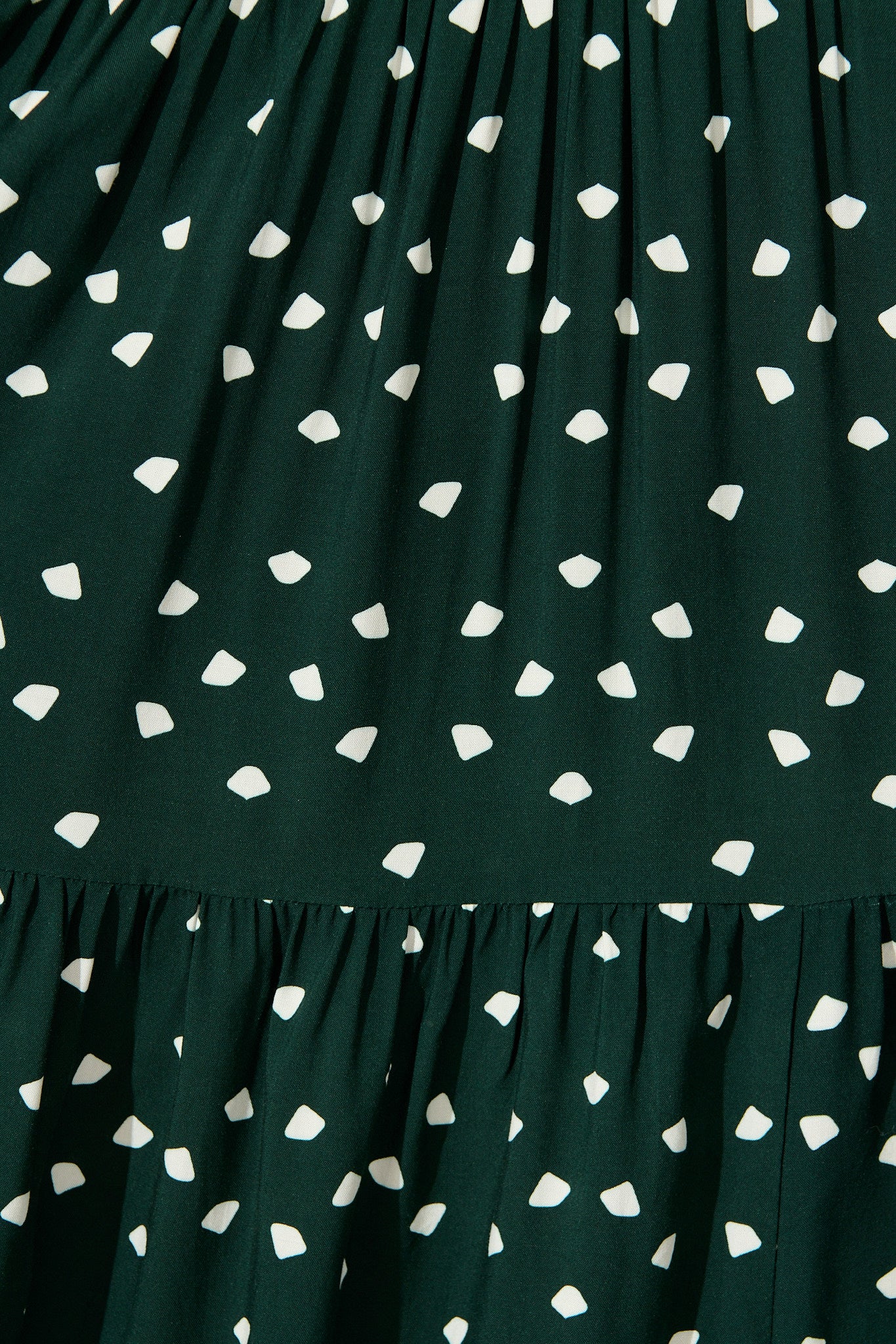 Nevi Tiered Midi Dress In Emerald Spot - Image 6