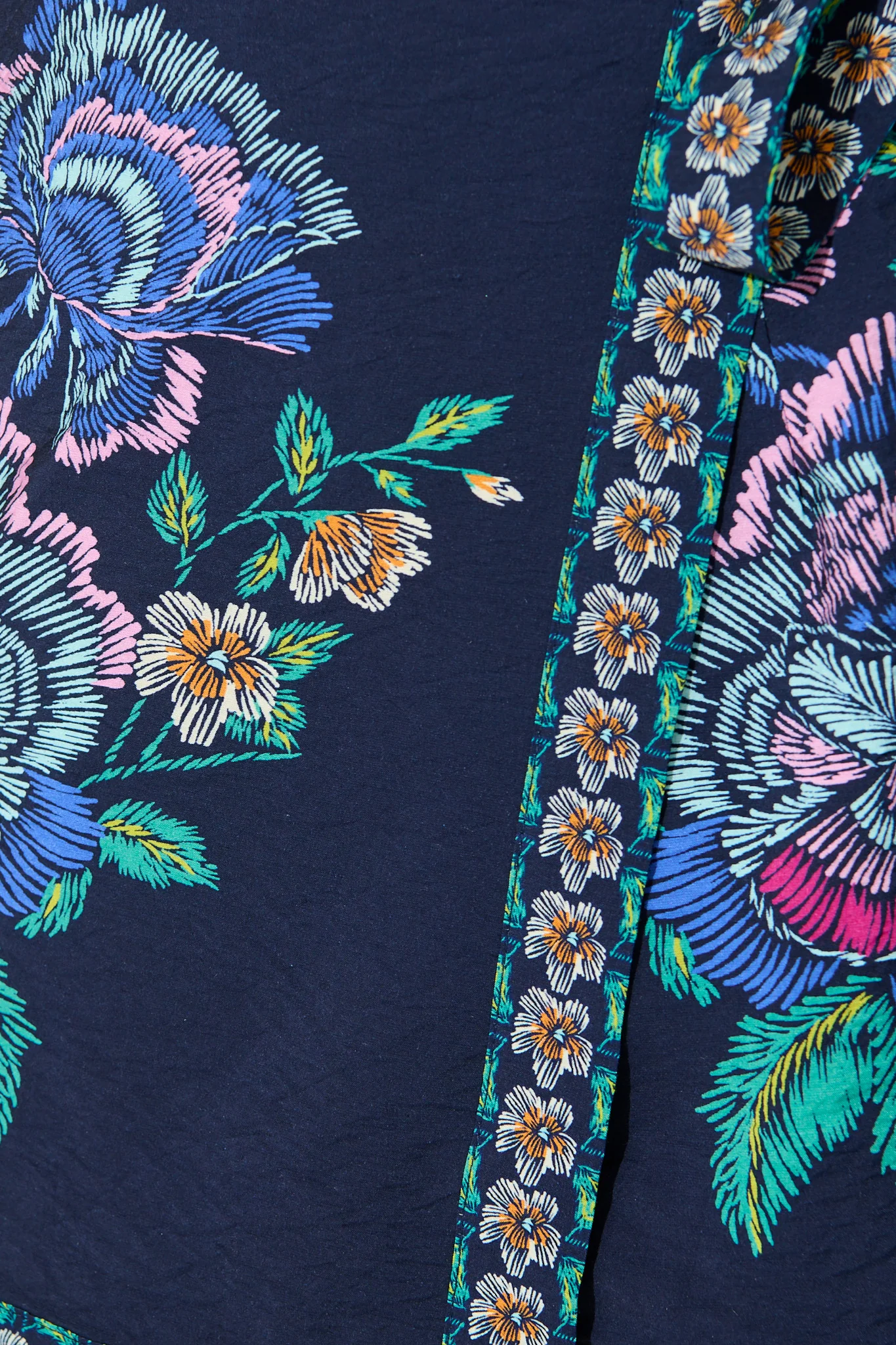 Niya Skort in Navy with Multi Floral - Image 7