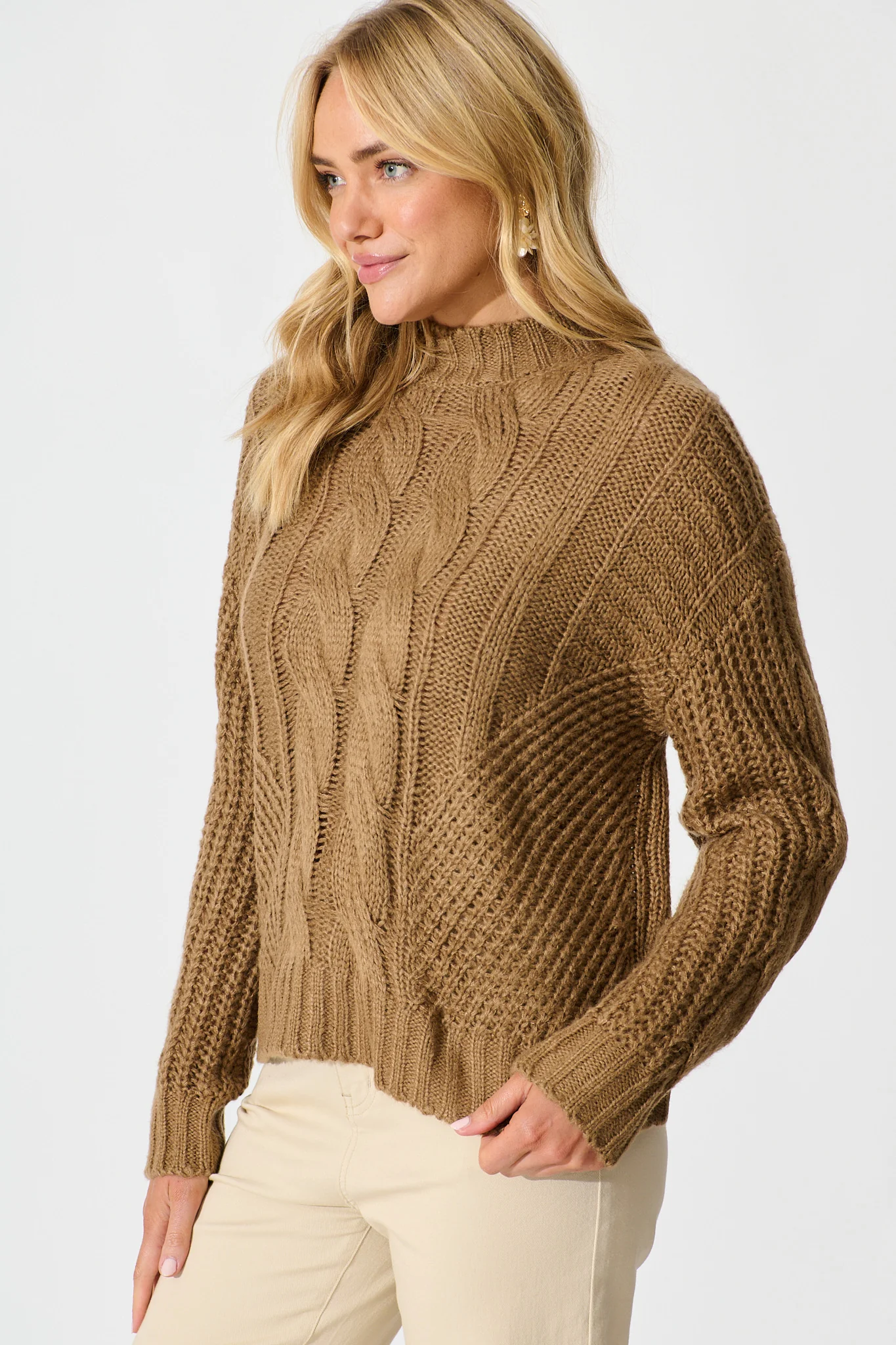 Notting Knit In Mocha - Image 2
