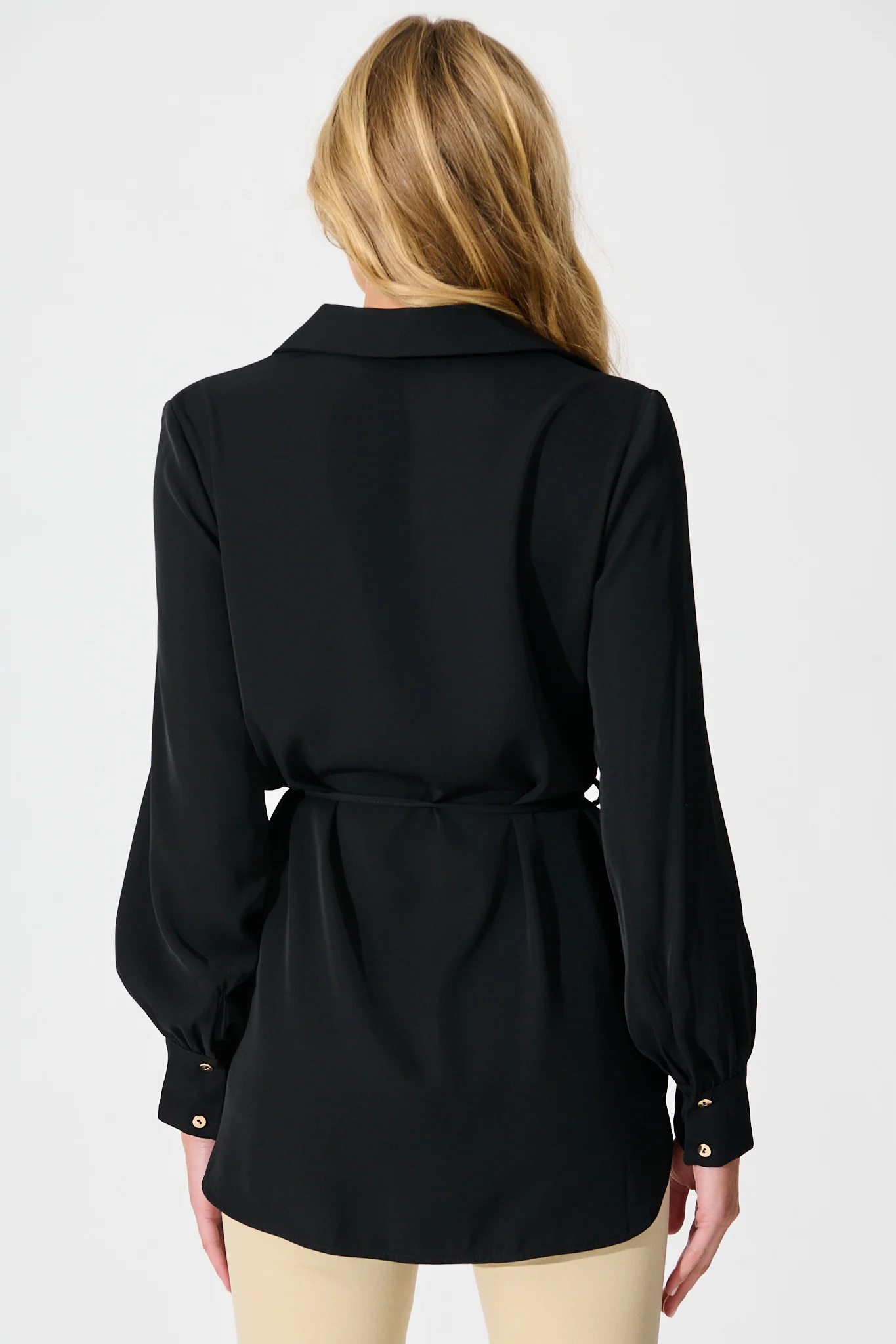 Office Muse Shirt in Black - Image 3