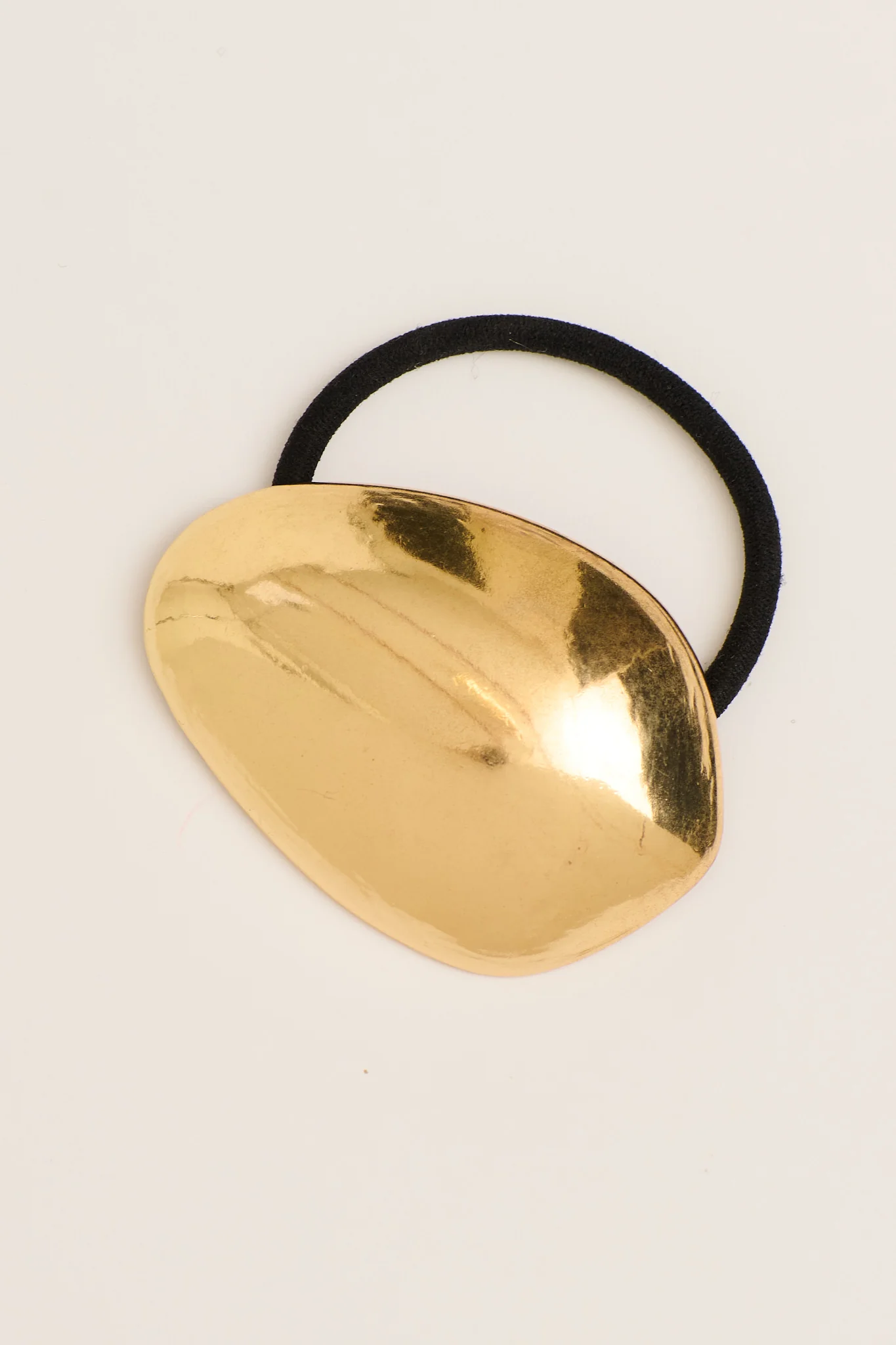 Olla Metal Ponytail Cuff Hair Tie in Gold