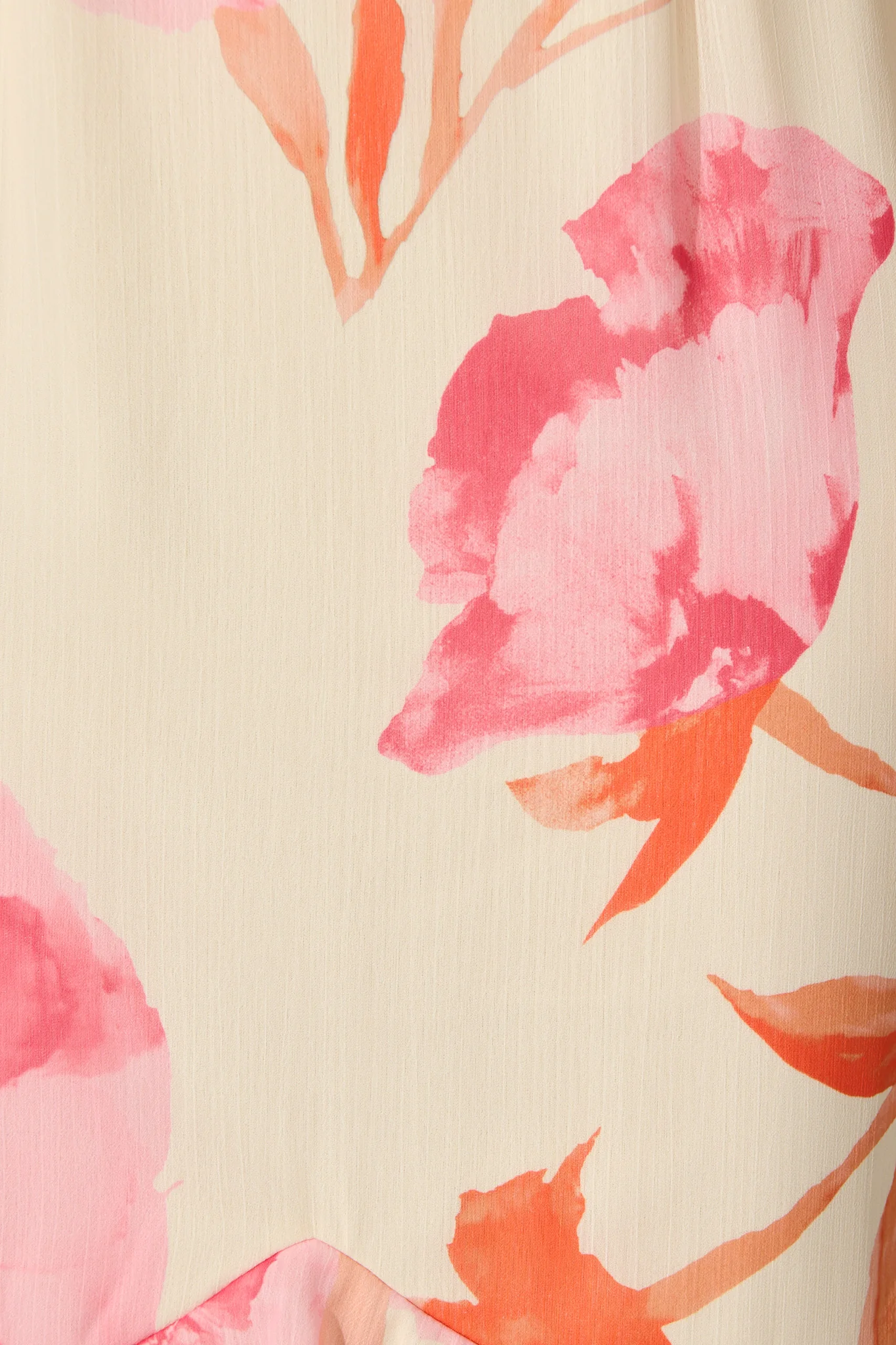 Ondina Maxi Dress in Pink Floral Chiffon - Image 6