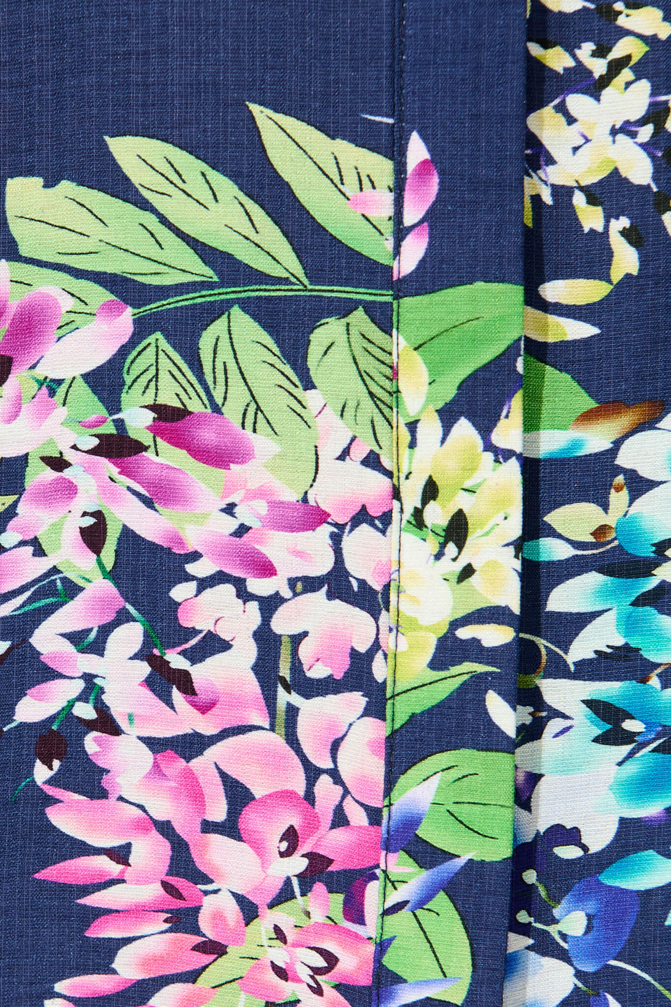 Orland Shirt in Navy Wisteria Print - Image 6