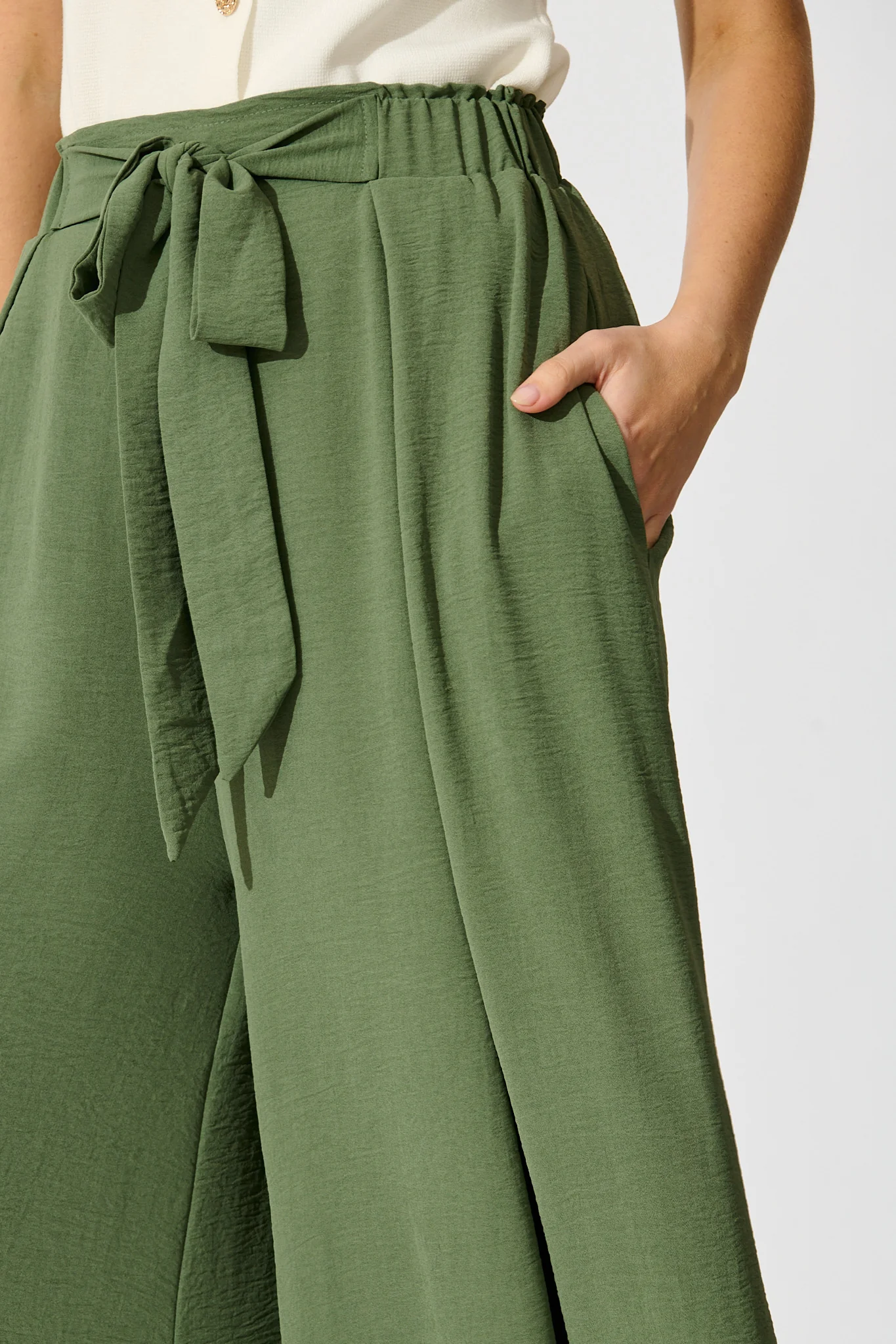 Page Pant in Sage - Image 5