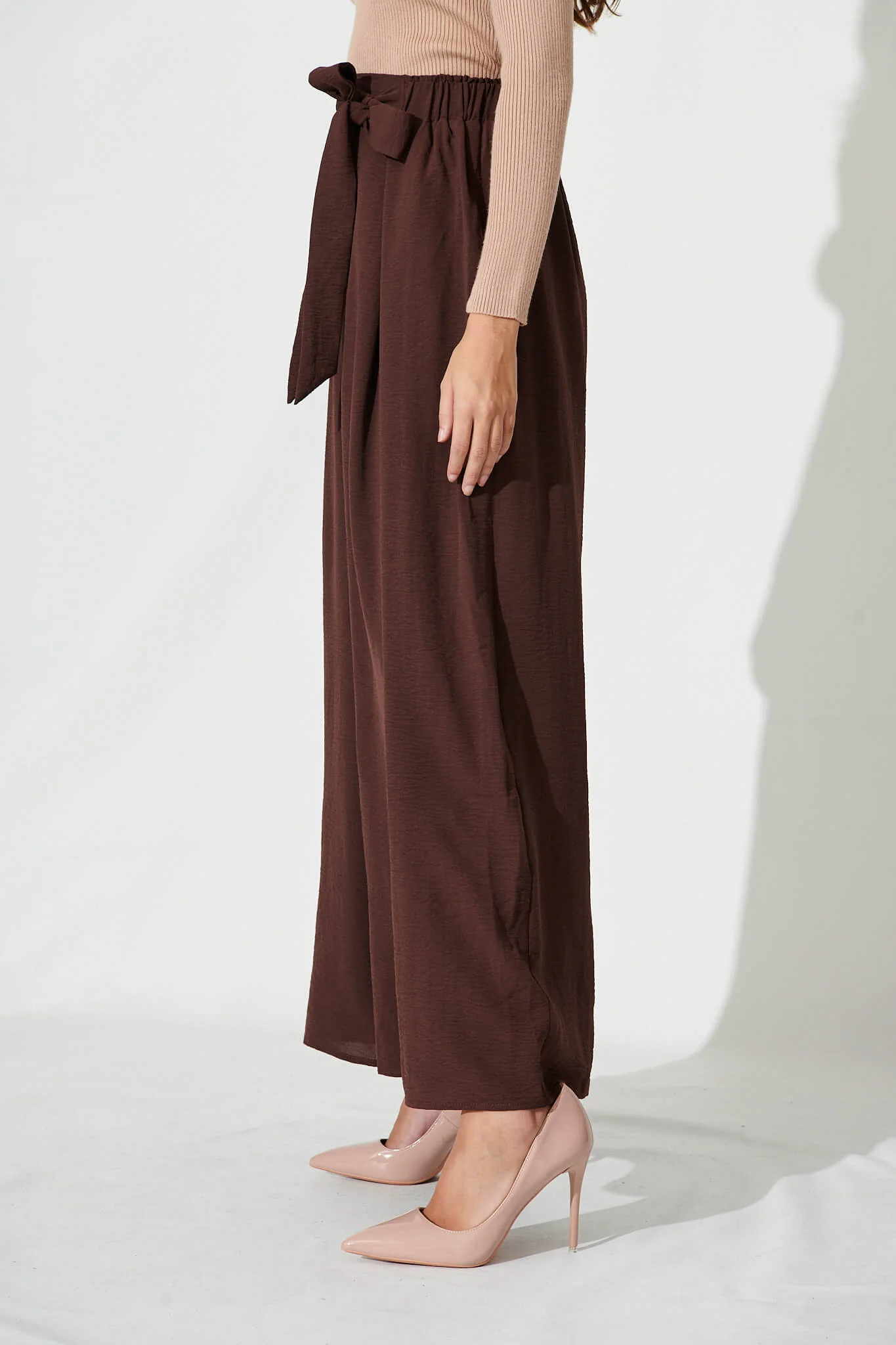 Page Pants in Chocolate - Image 2