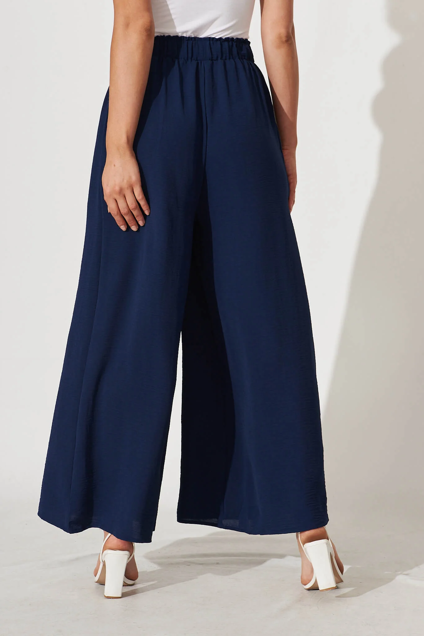 Page Pants In Navy - Image 4