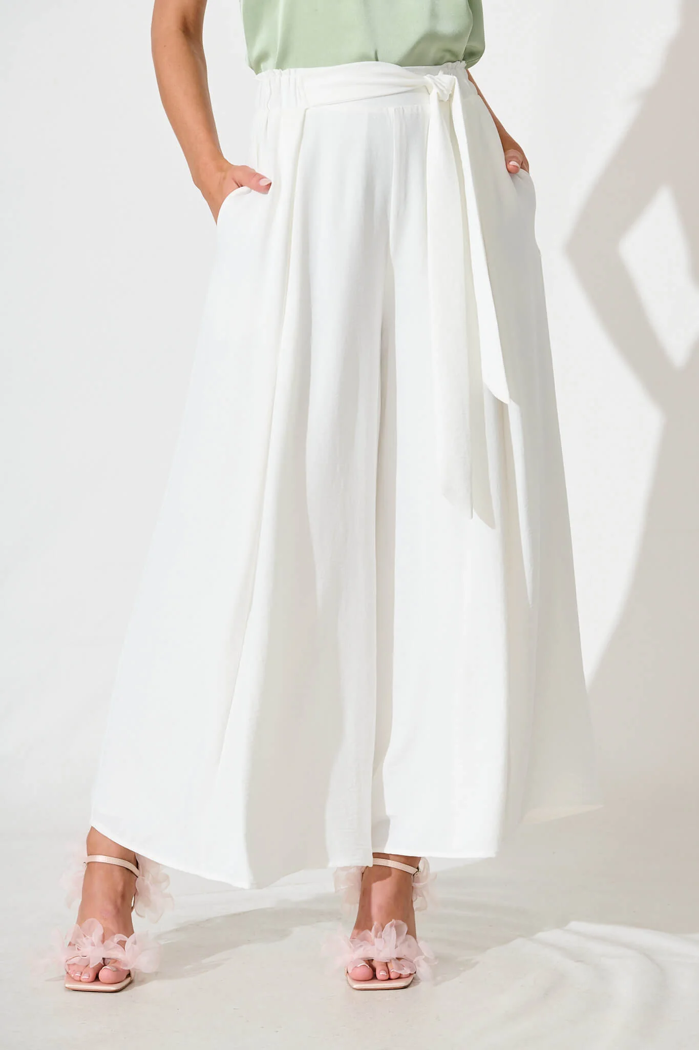 Page Pants In White - Image 3