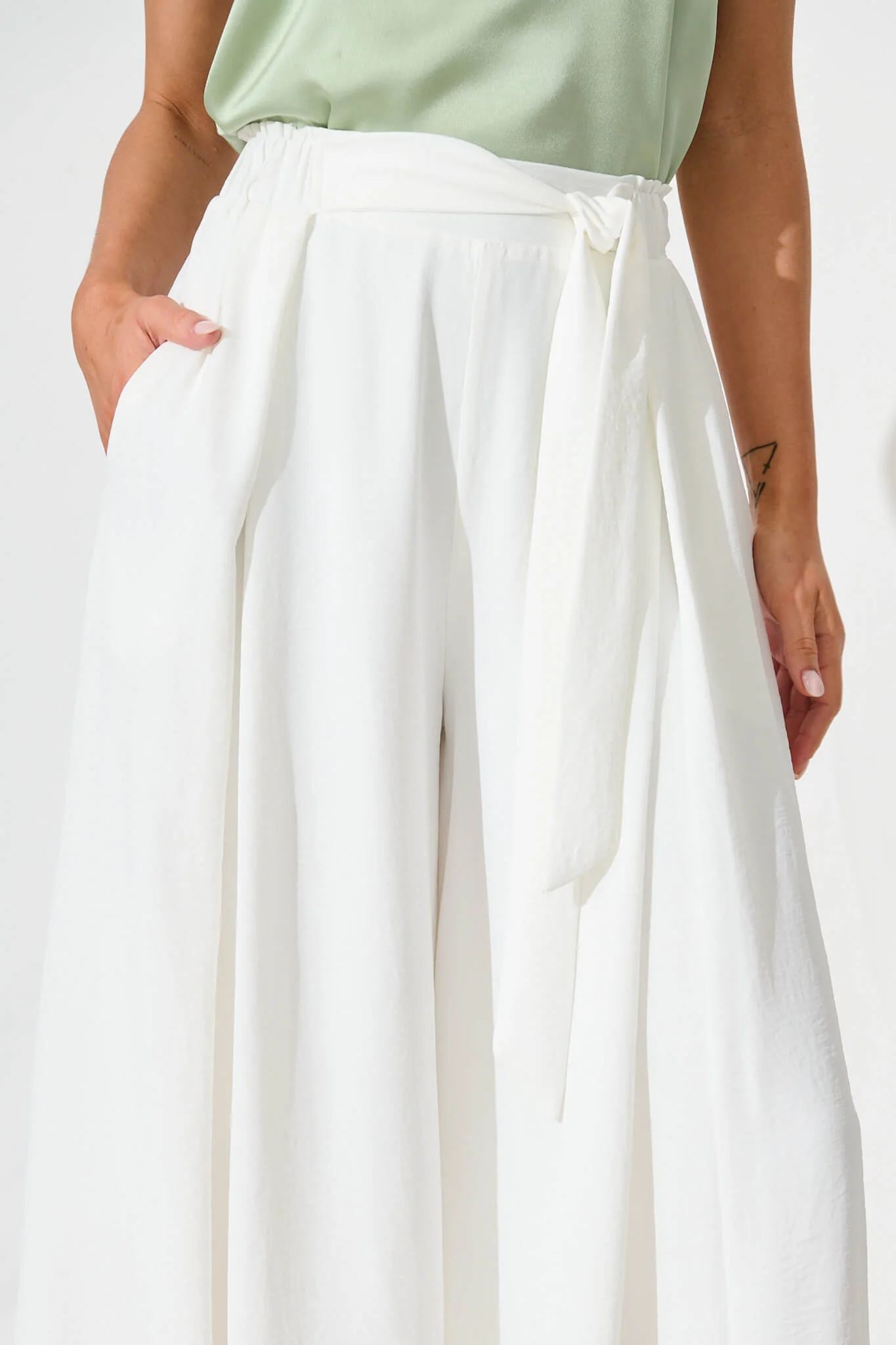Page Pants In White - Image 8