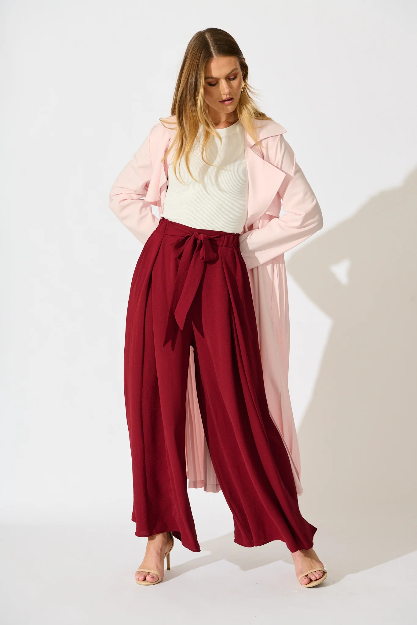 Page Pants in Wine - Image 4