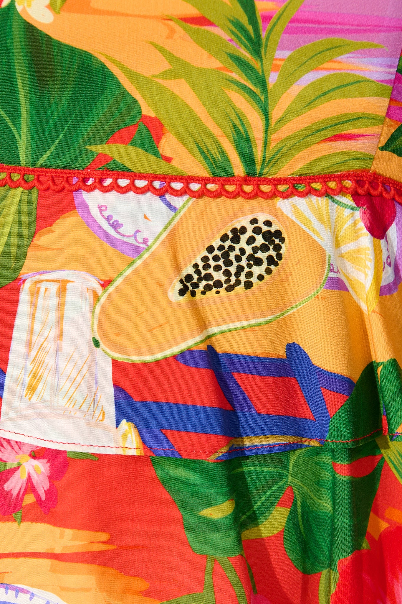 Paria Top in Purple Multi Print - Image 6