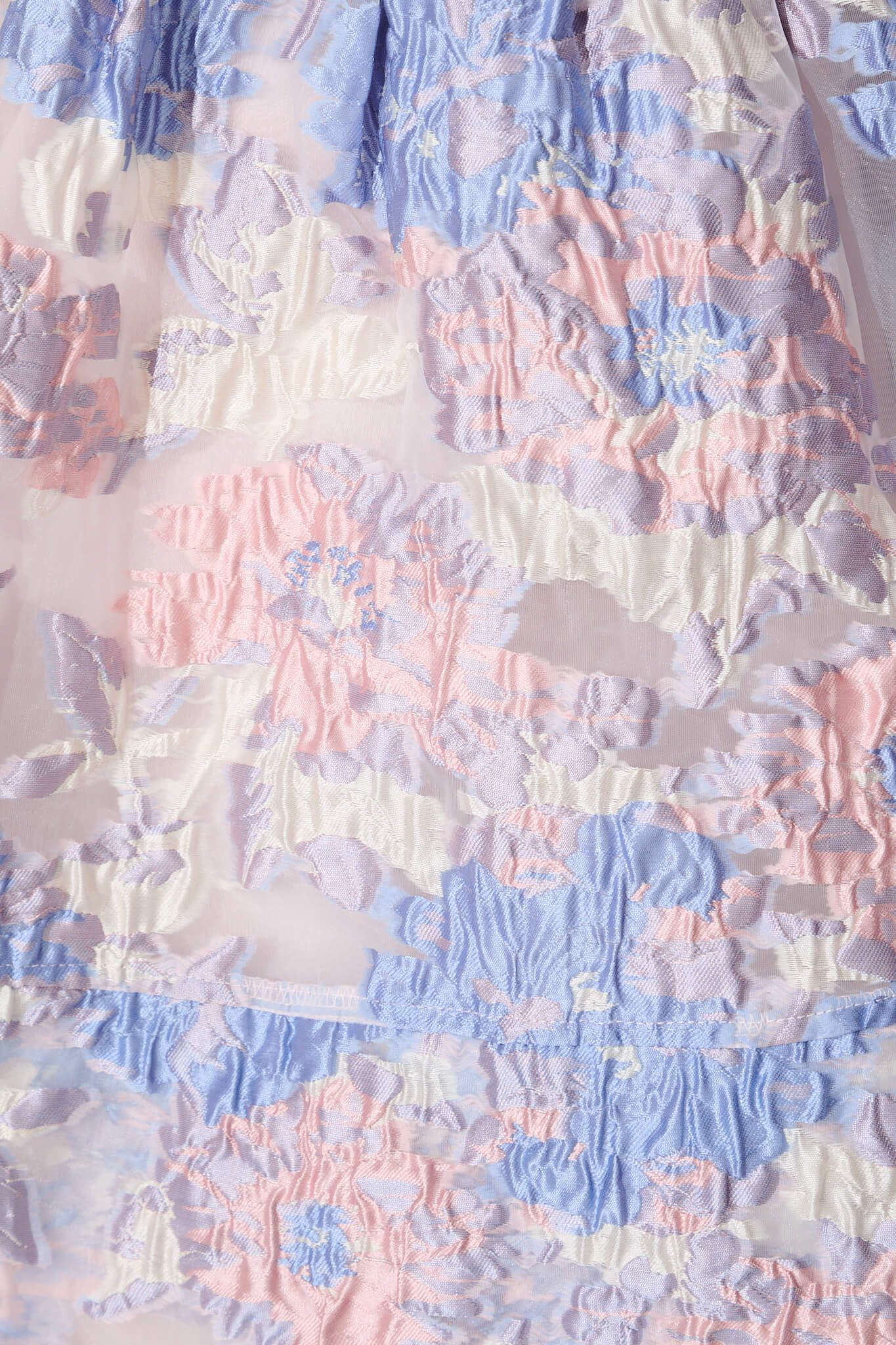 Paris Dreamer Dress In Silver With Pink And Lilac Organza - Image 10