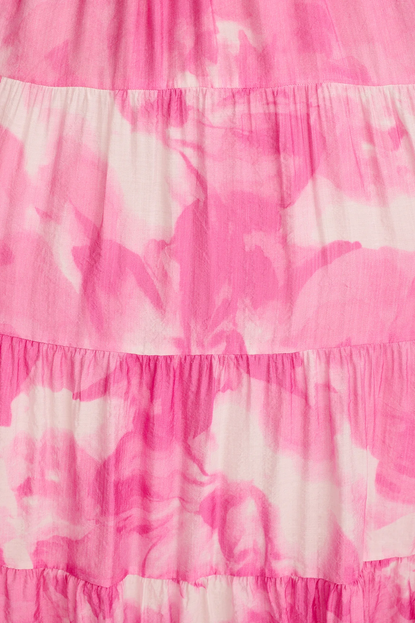 Pastel Symphony Maxi Dress in Pink with White Watercolour Print - Image 10