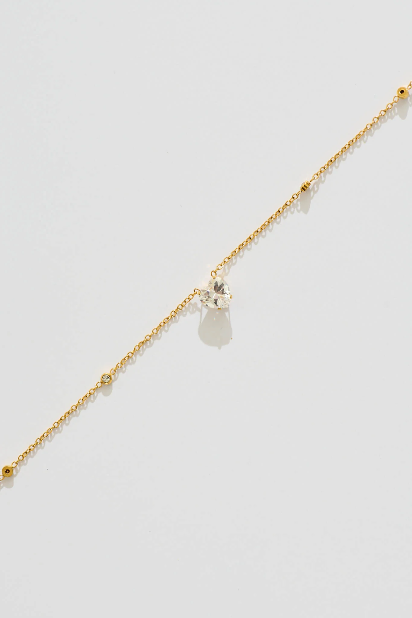 Petra Necklace In 18K Gold Plated With Cubic Zirconia - Image 2
