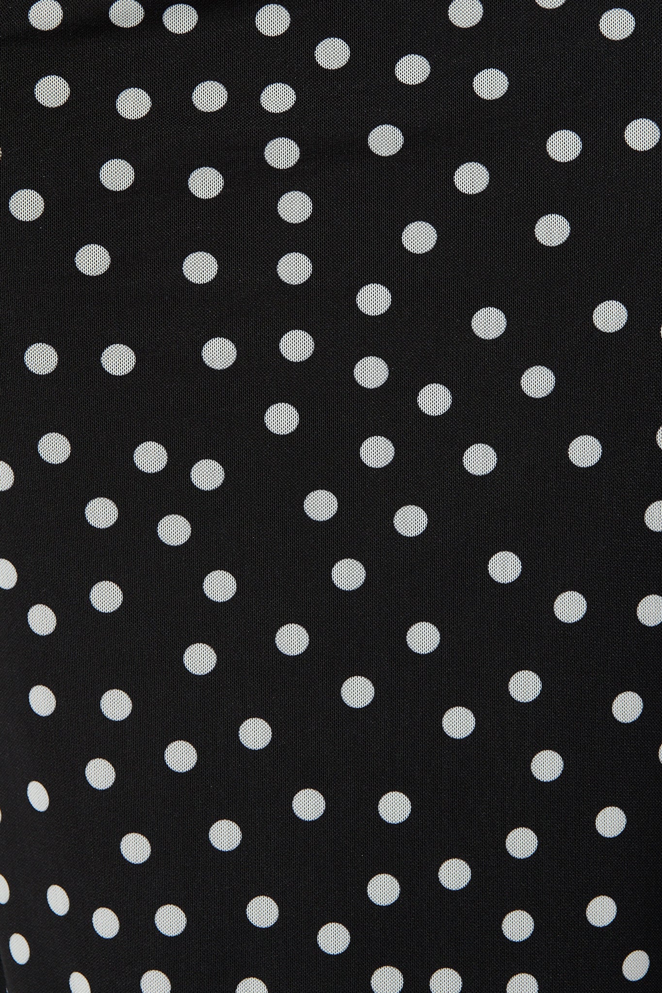 Polka Wish Maxi Skirt in Black with White Polka Dot - Image 7