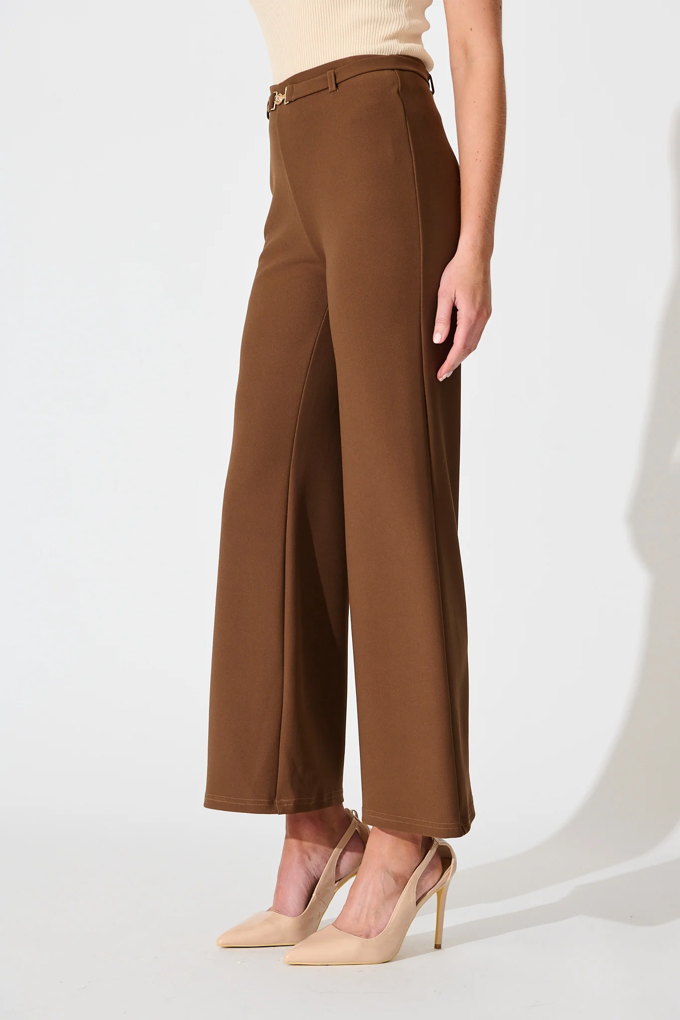 Power House Pant in Brown - Image 2