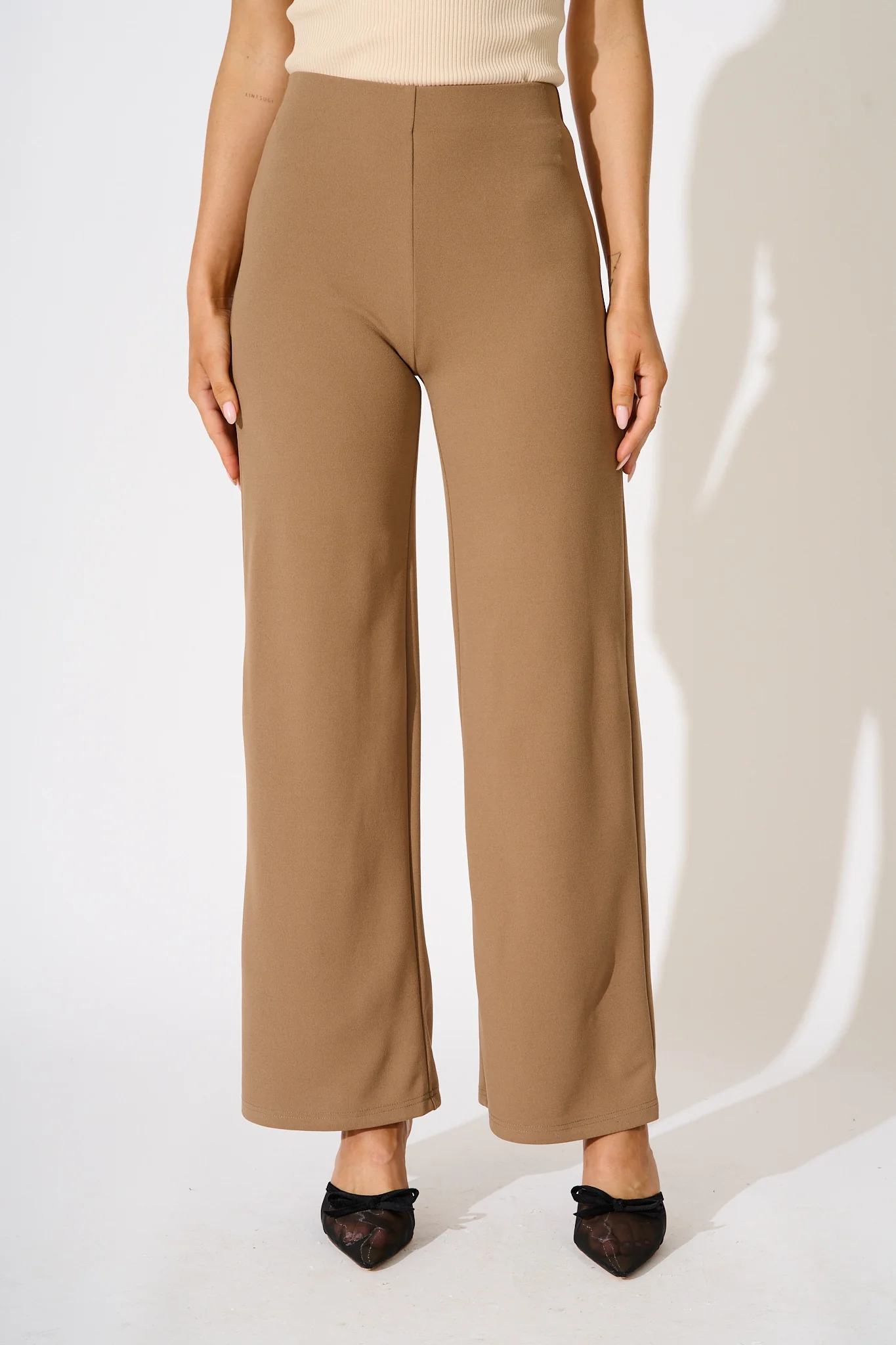 Power & Poise Pant in Beige