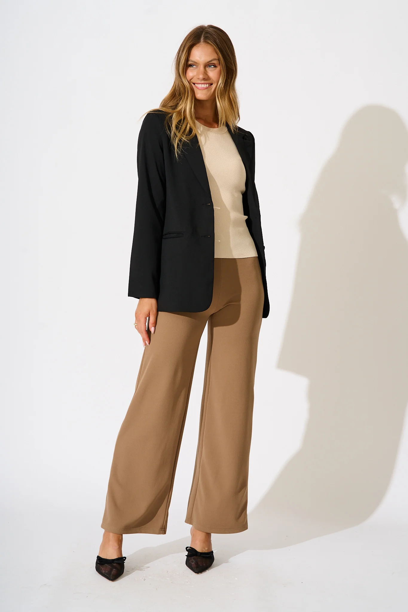 Power & Poise Pant in Beige - Image 2