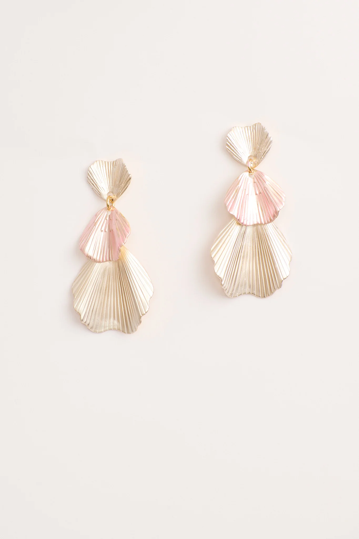 Primrose Drop Earrings In Multi Pink - Image 2