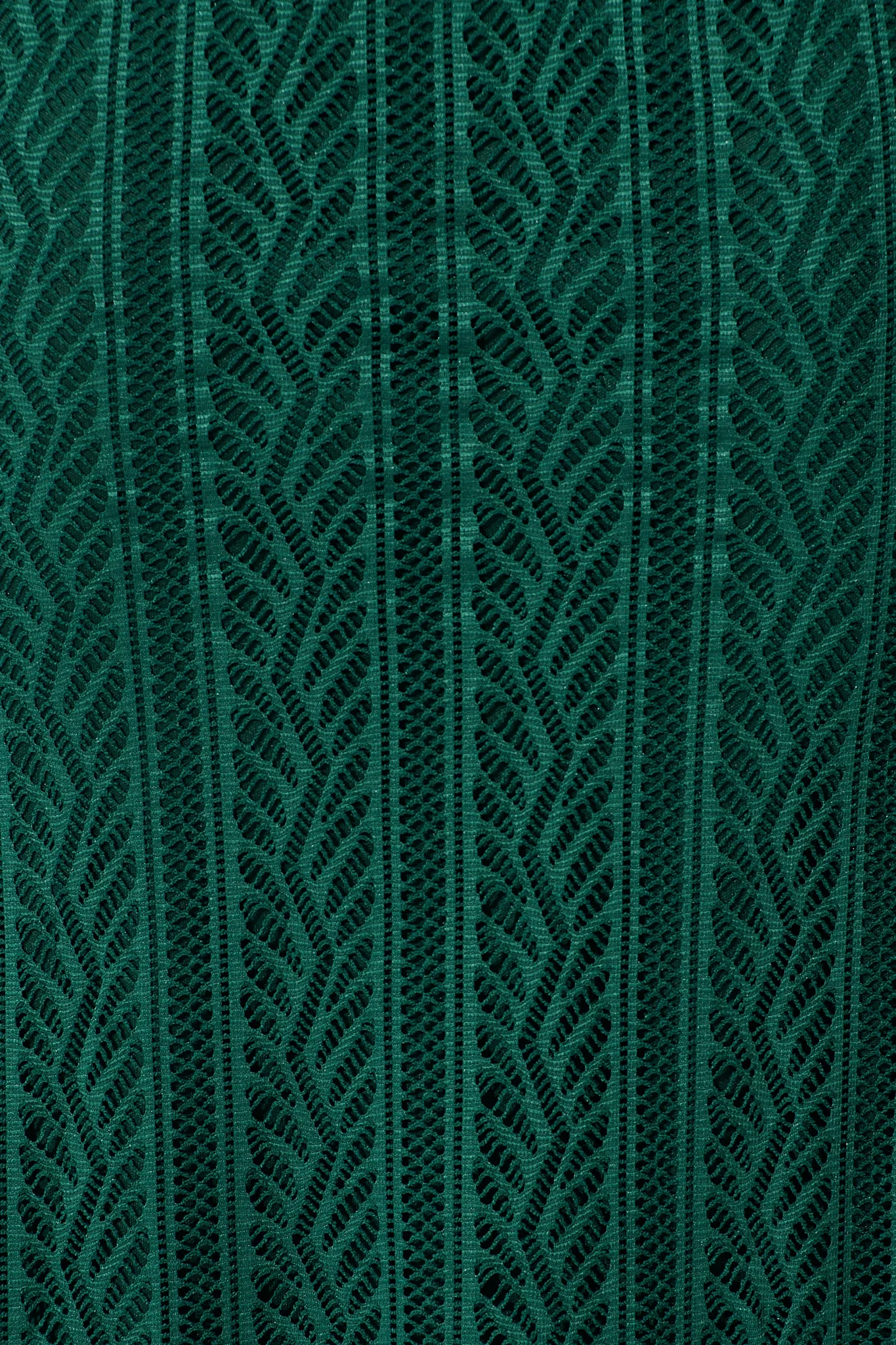 Quintessa Midi Dress in Emerald Lace - Image 6
