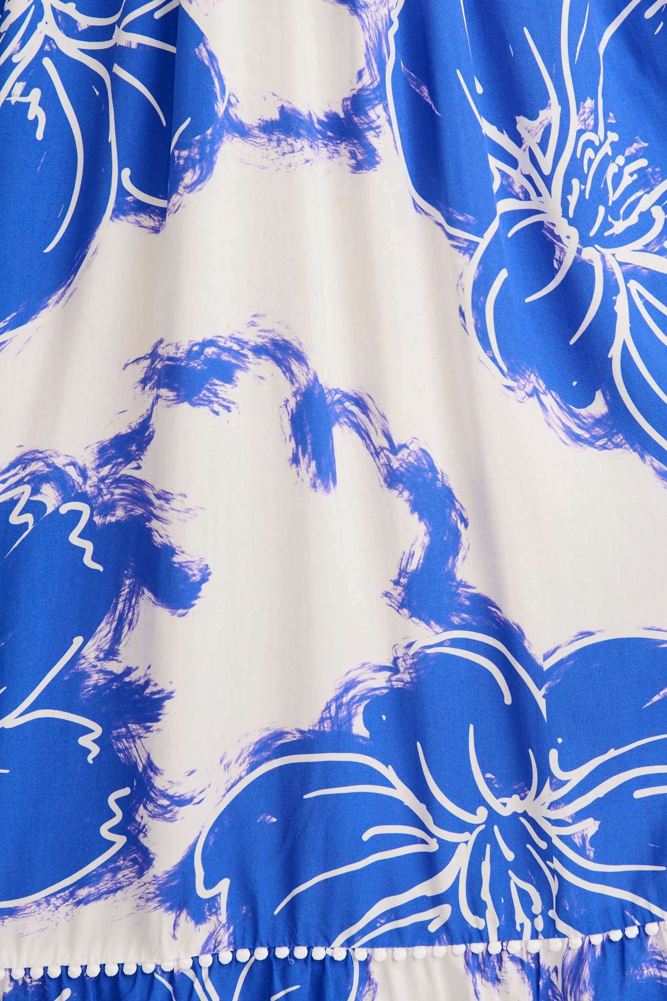 Raelle Maxi Dress in Blue and White Floral - Image 6