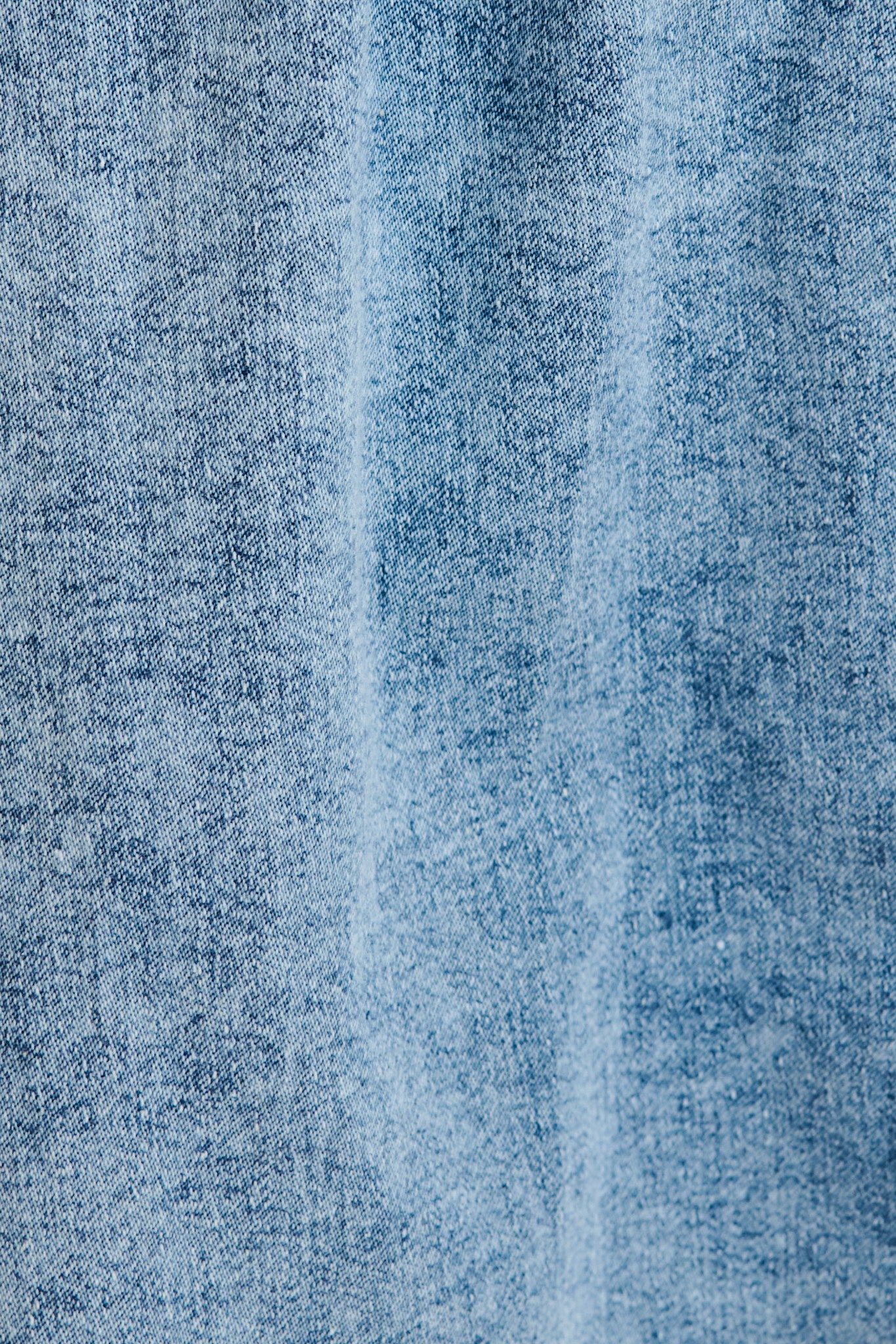 Reckless Shirt Dress in Light Blue Wash Denim - Image 6