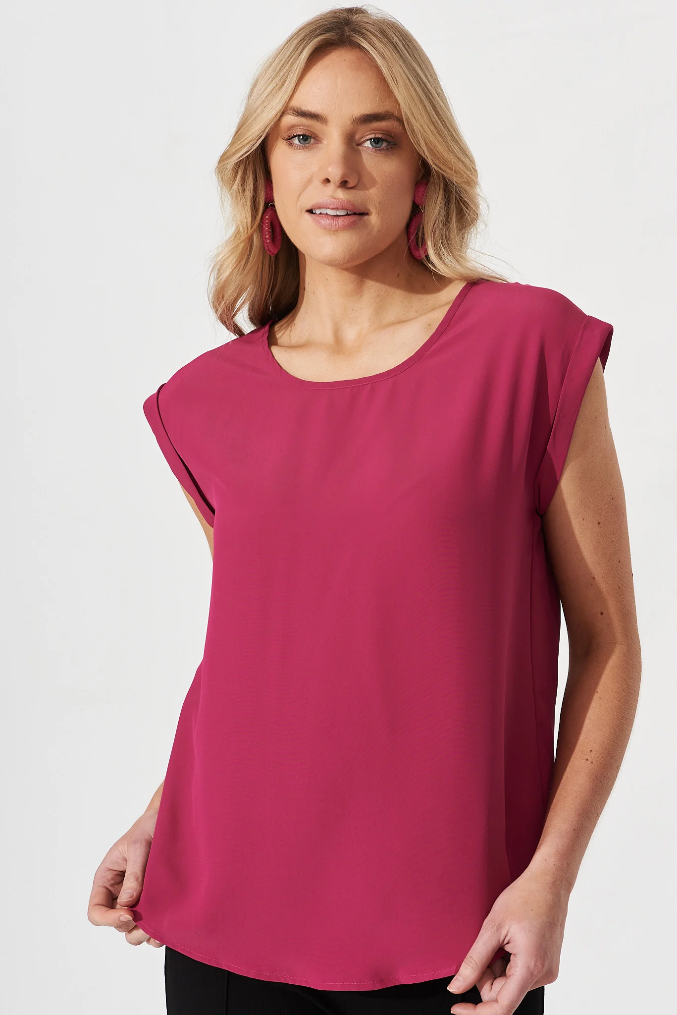 Rejina Top In Berry - Image 2
