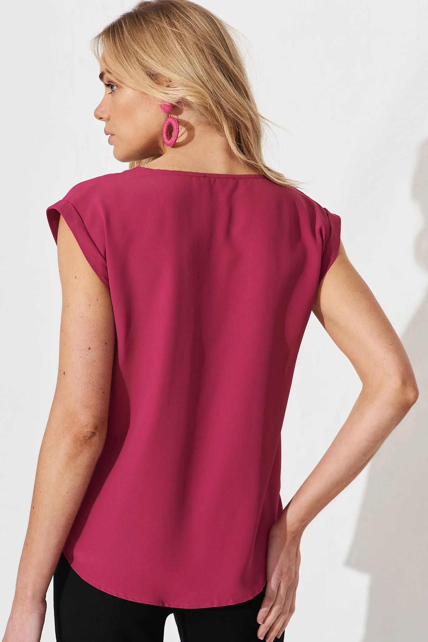 Rejina Top In Berry - Image 4