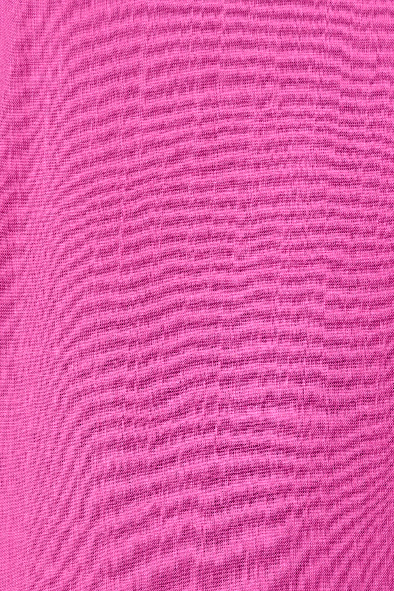 Rejina Top In Hot Pink Linen Blend - Image 5