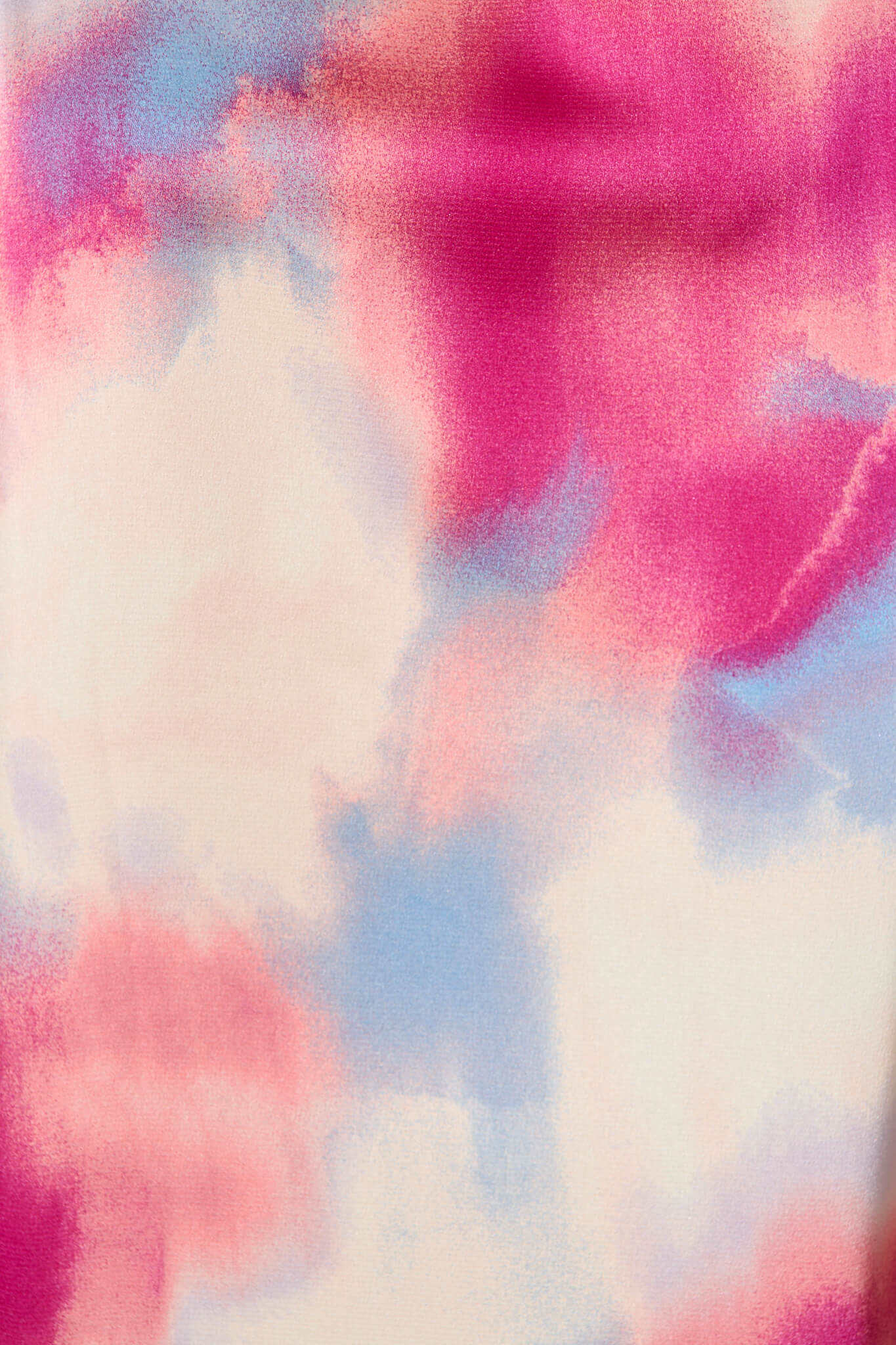 Rejina Top In Pink And Blue Watercolour Satin - Image 5