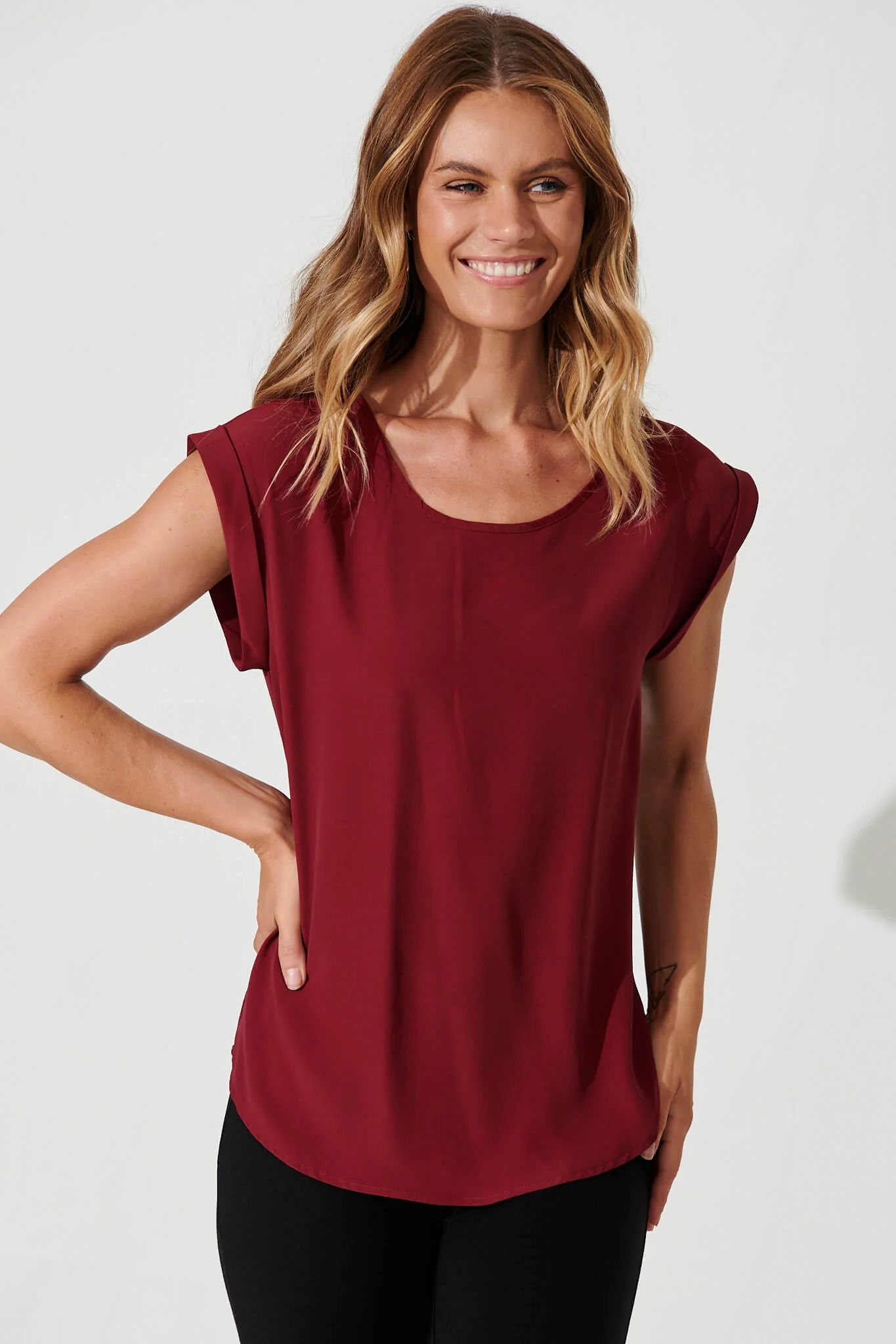 Rejina Top In Wine - Image 4