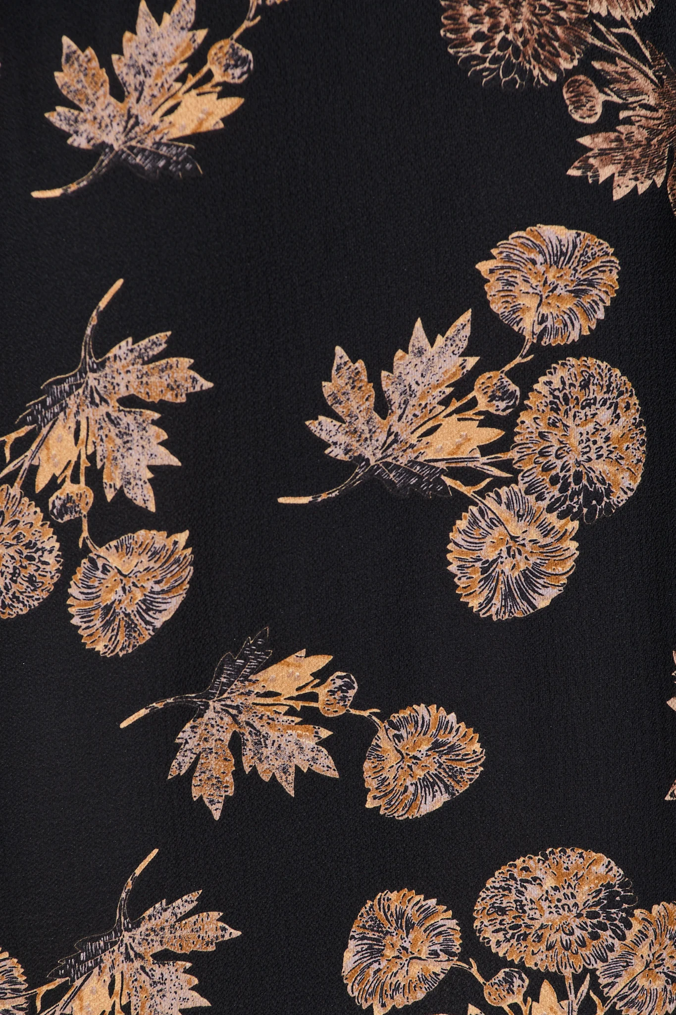 Rhiah Top in Charcoal with Apricot Floral - Image 6