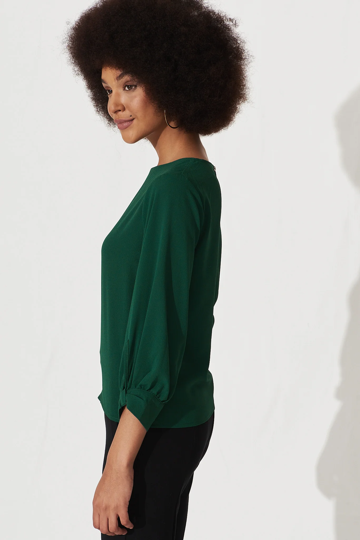 Rhiah Top in Emerald - Image 3