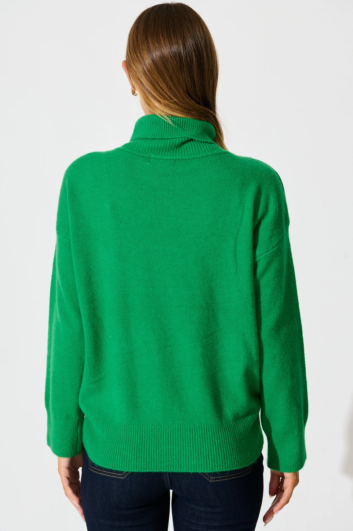 Rochelle Knit In Green Wool Blend - Image 3