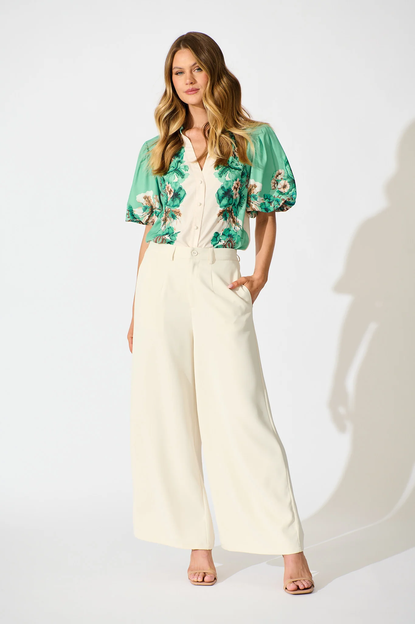 Rosalinda Pant in Cream - Image 7