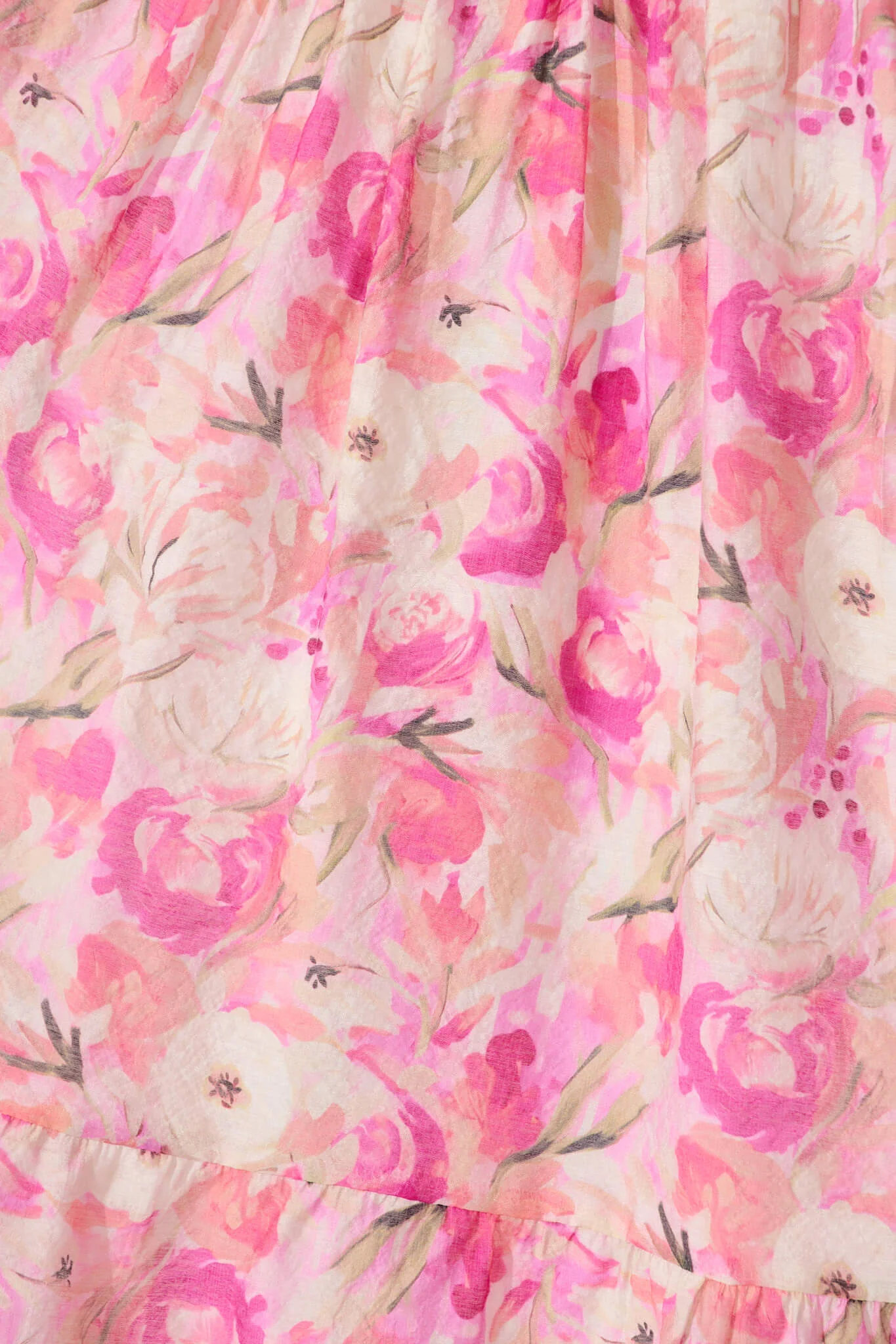 Rosina Maxi Shirt Dress in Pink Multi Floral - Image 6