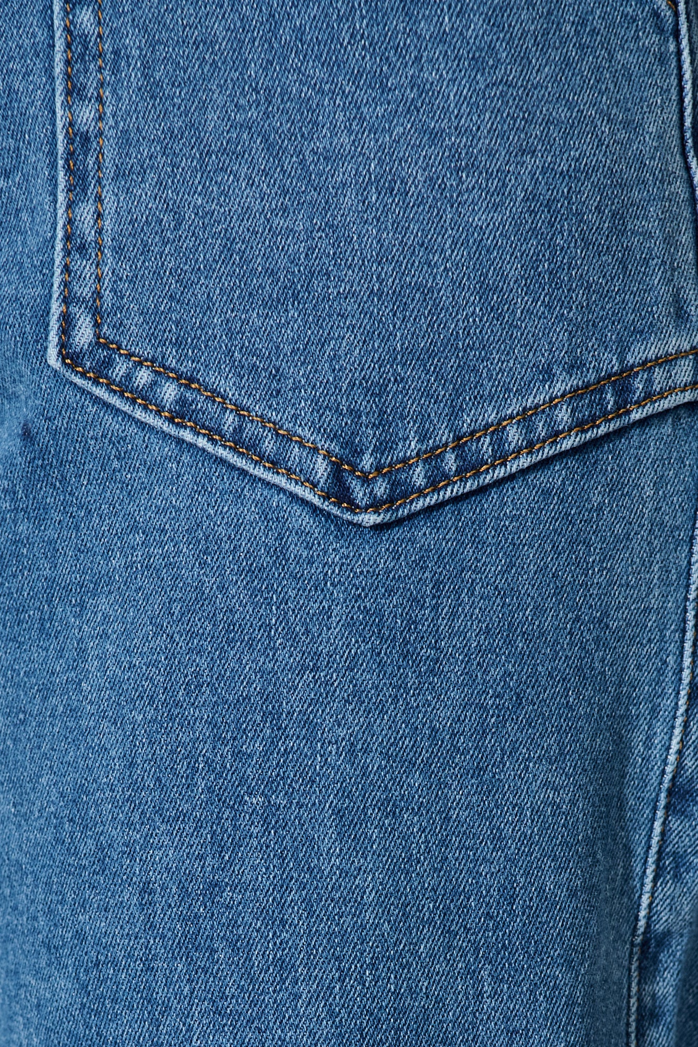 Roxana High Rise Wide Leg Jean in Mid Blue Denim - Image 6