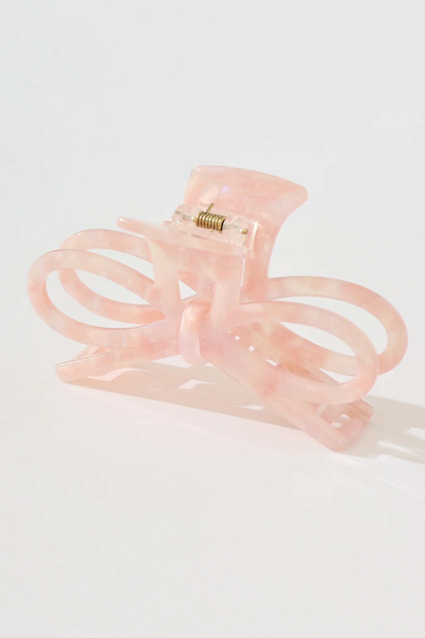 Sally Hair Claw in Blush Pink